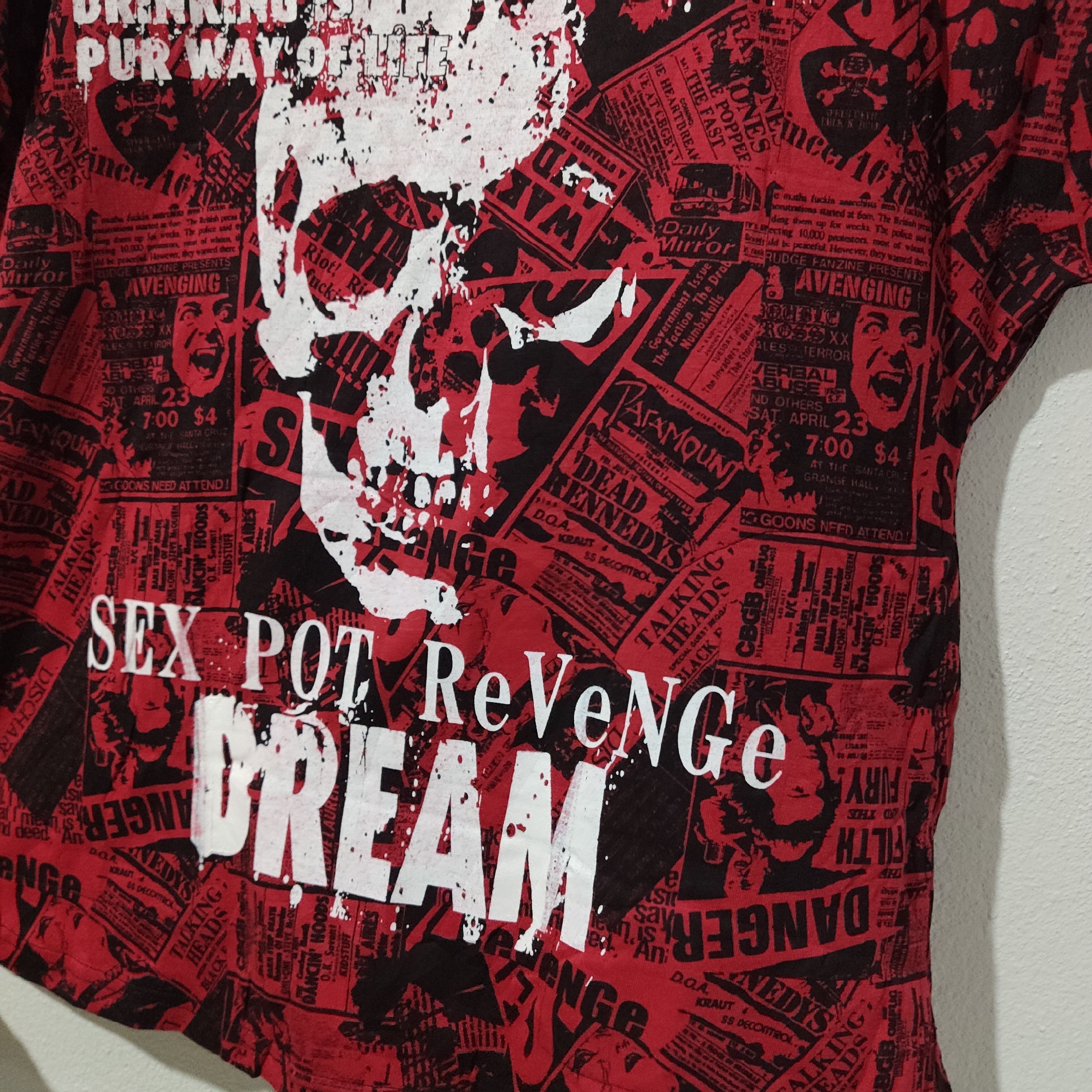 SEX POT REVENGE FUCK THE DREAM HOODIE T SHIRT