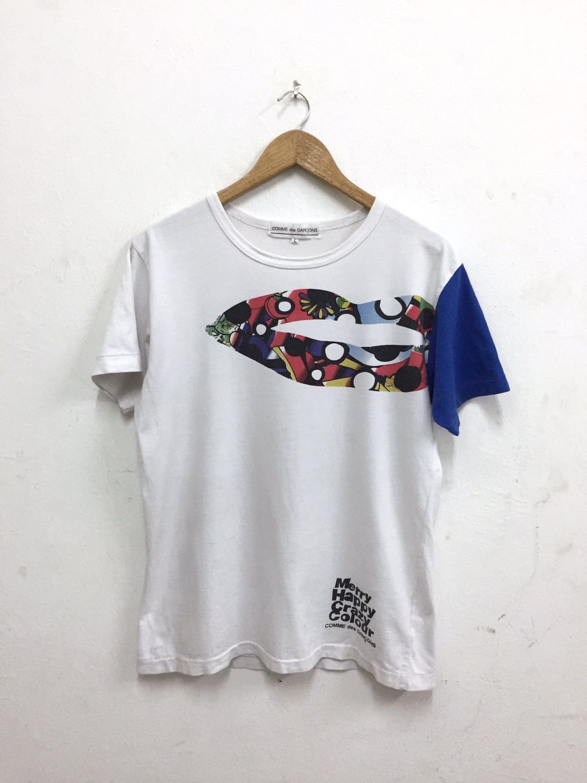 Comme des Garcons [ NEED GONE TODAY ! ] Merry Happy Crazy Color Colorful Tees Size US M / EU 48-50 / 2 - 1 Thumbnail