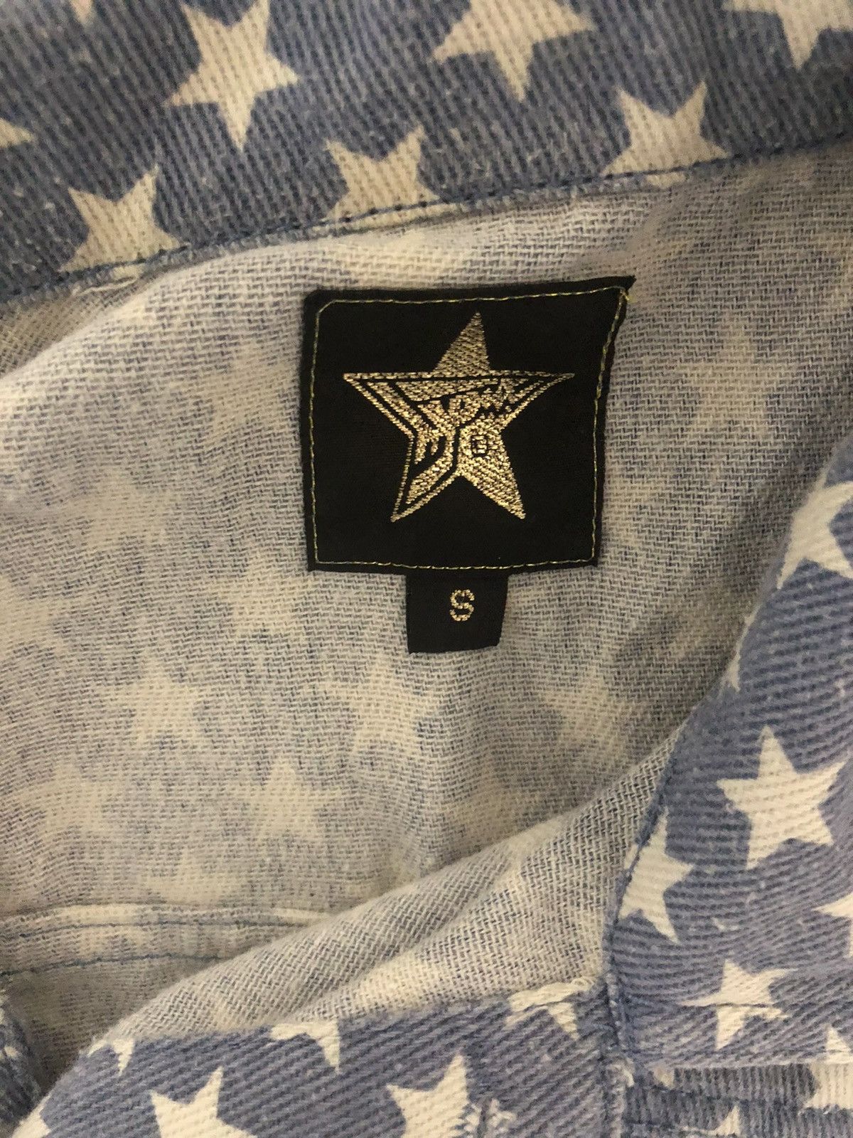 20471120 × Beauty Beast 20471120 Hyoma Star Pattern Cowboy Denim Vest Size US S / EU 44-46 / 1 - 4 Thumbnail