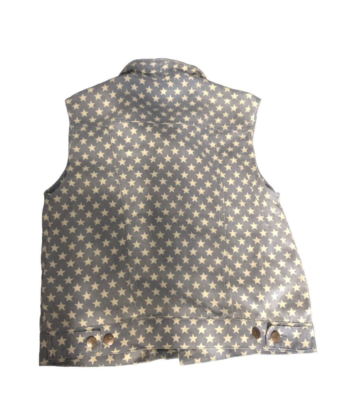 20471120 × Beauty Beast 20471120 Hyoma Star Pattern Cowboy Denim Vest Size US S / EU 44-46 / 1 - 2 Thumbnail