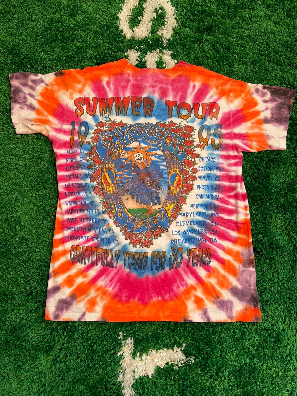 Vintage 1995 Grateful Dead 30th Anniversary Tour Shirt | Grailed