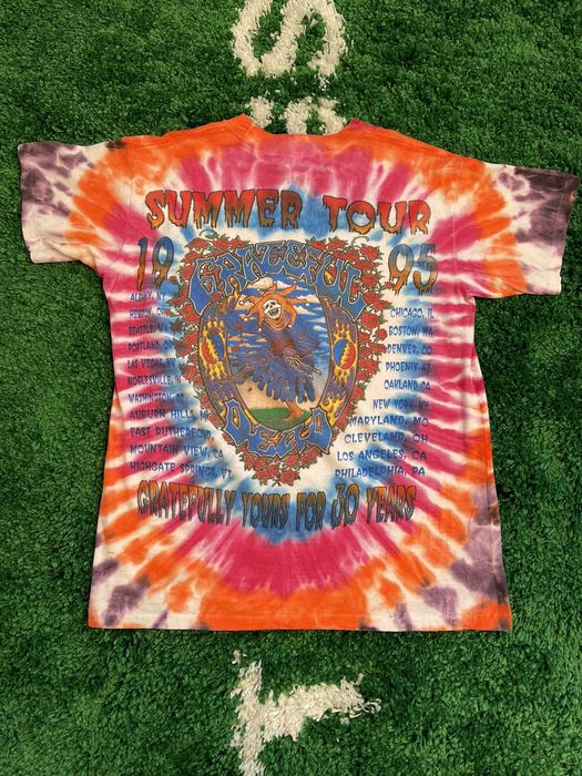 Grateful Dead Vintage 30th Anniversary Tie Dye T-Shirt XL