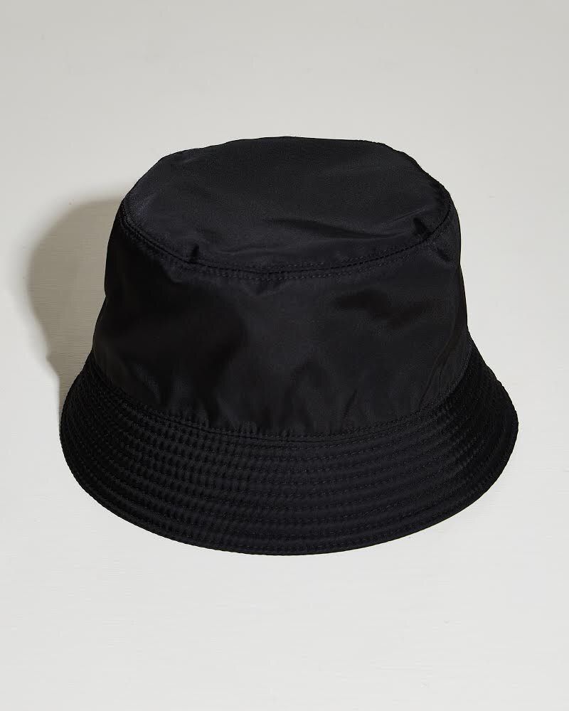 Prada Black Prada nylon bucket hat Size ONE SIZE - 3 Thumbnail