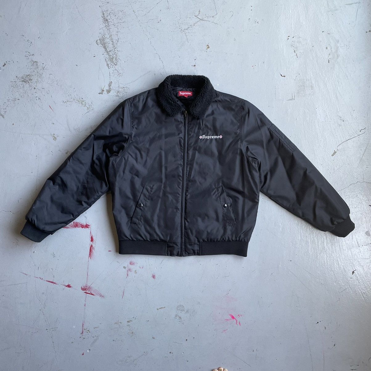 Supreme Supreme Independent Fur Collar Bomber | Grailed