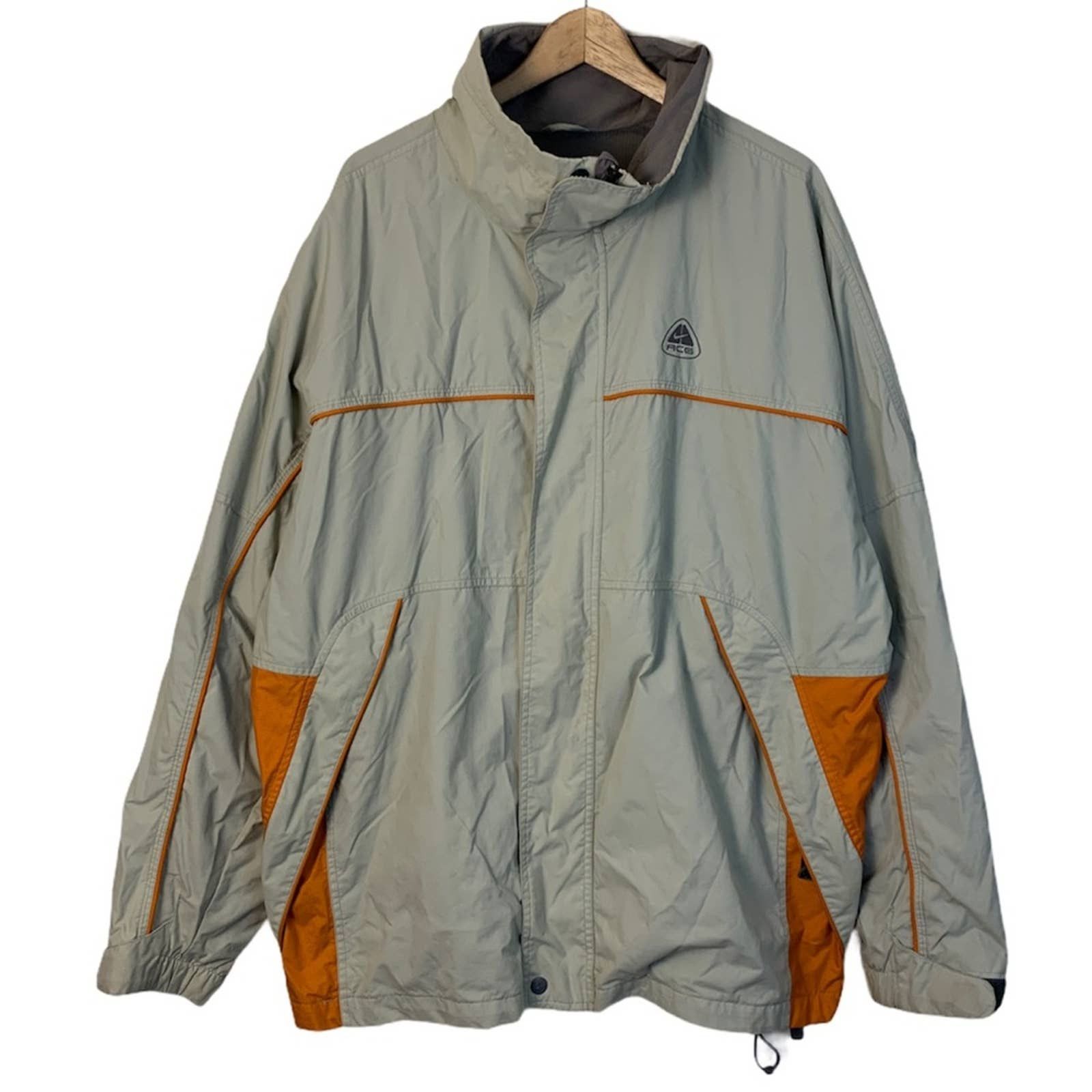 ジャケット・アウター VINTAGE NIKE ACG STORM CLAD NYLON BLACK Nike ACG Vintage Clima-Fit 3 Outer Layer Jacket Rare Mens