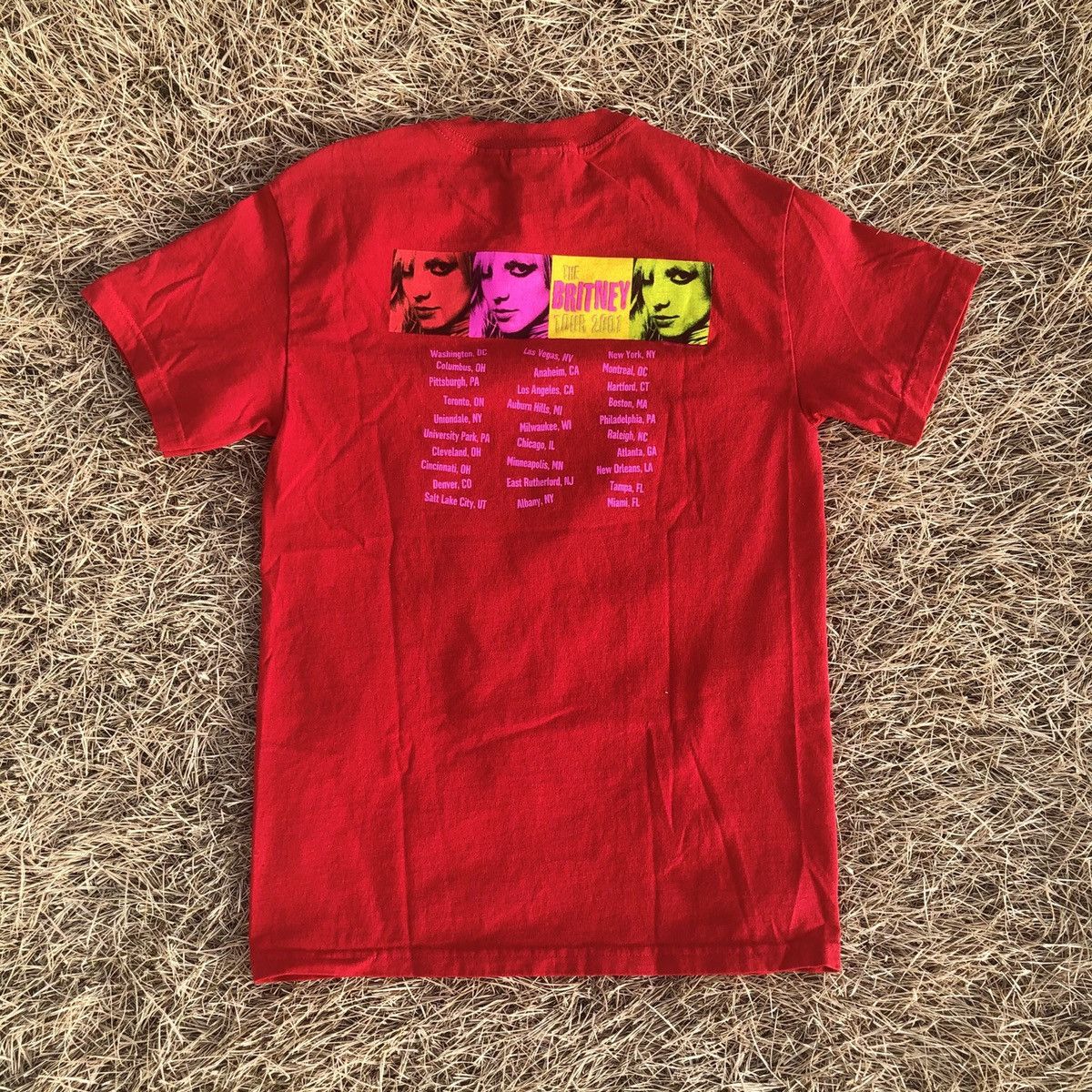 Band Tees × Rap Tees × Vintage Vintage Britney Spears Shirt 2001 Tour Concert Band Tee MTV Size S / US 4 / IT 40 - 3 Thumbnail