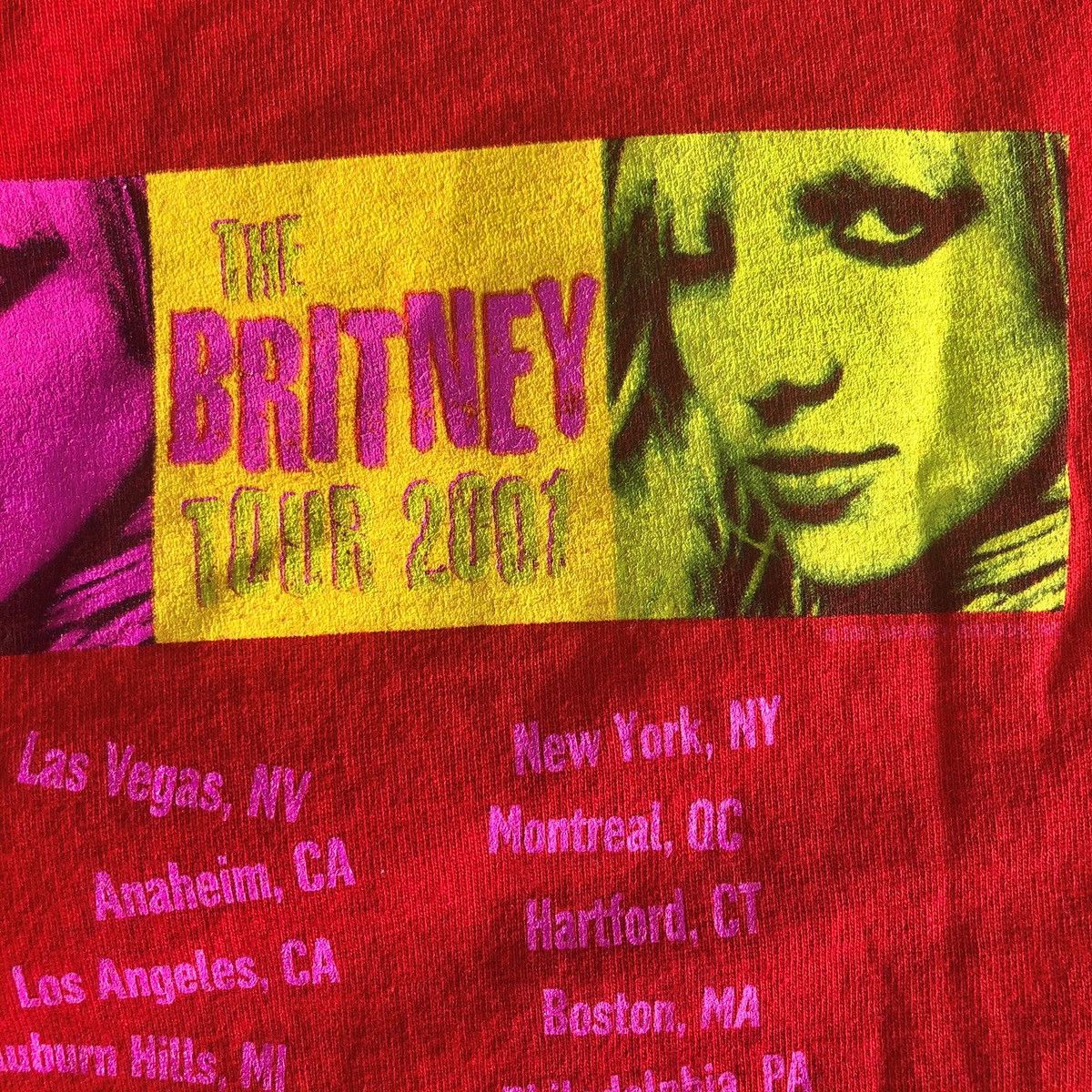 Band Tees × Rap Tees × Vintage Vintage Britney Spears Shirt 2001 Tour Concert Band Tee MTV Size S / US 4 / IT 40 - 6 Thumbnail