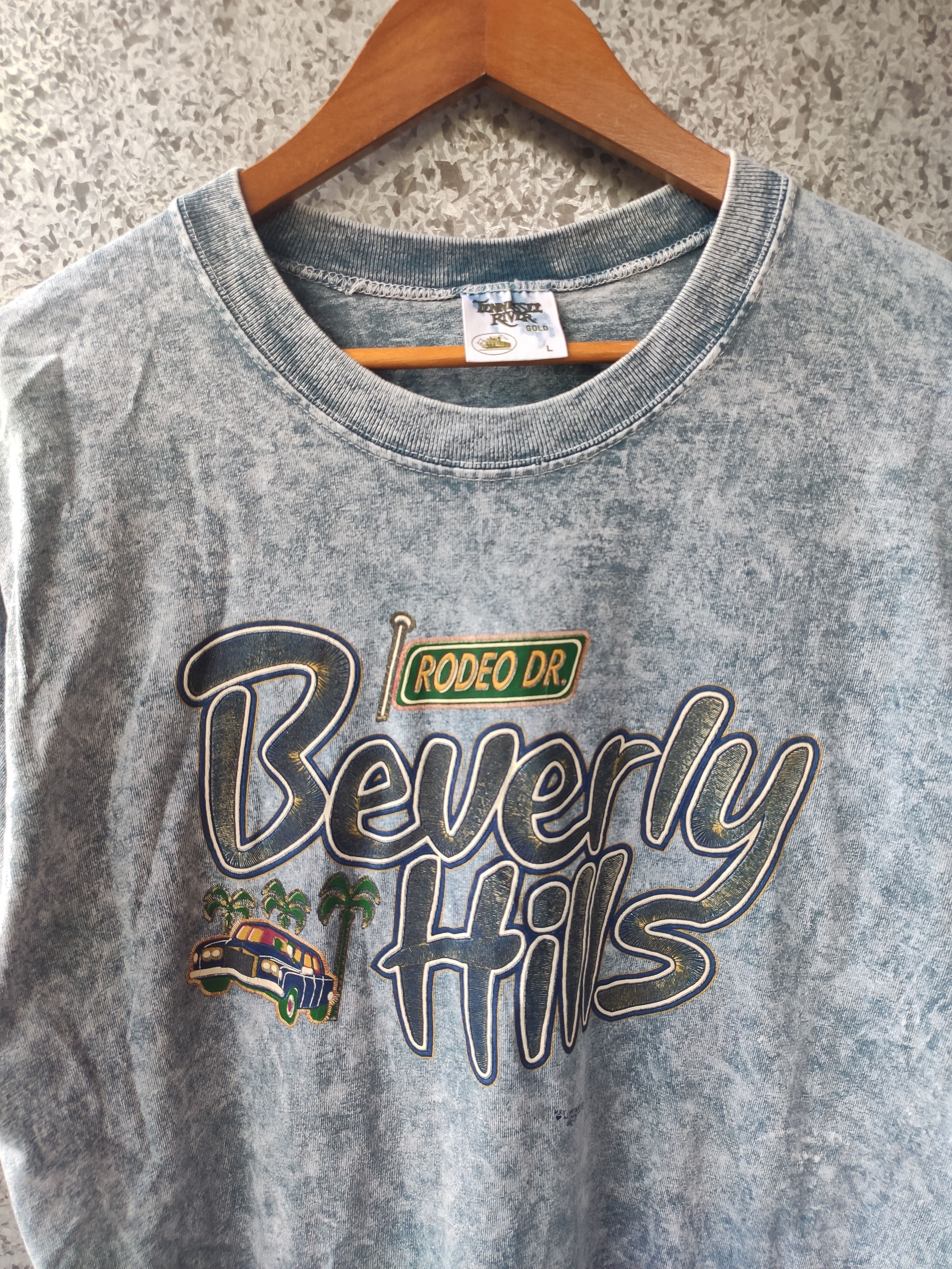 Vintage 90s Vintage Beverly Hills t shirt tye dye