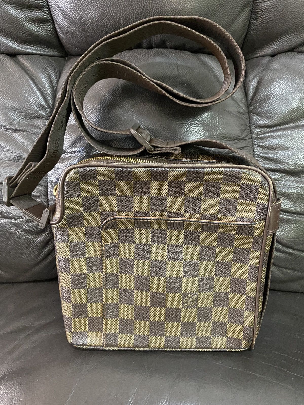 Authentic Louis Vuitton Luxury Authentic Louis Vuitton Damier Ebene Olav Pm Bag Grailed