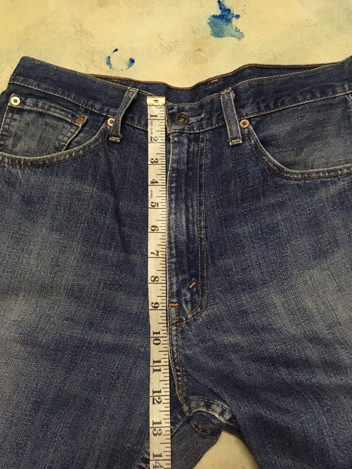 Levi's Vintage Levis Lot 504 Distressed Denim Jeans Size US 33 - 12 Thumbnail