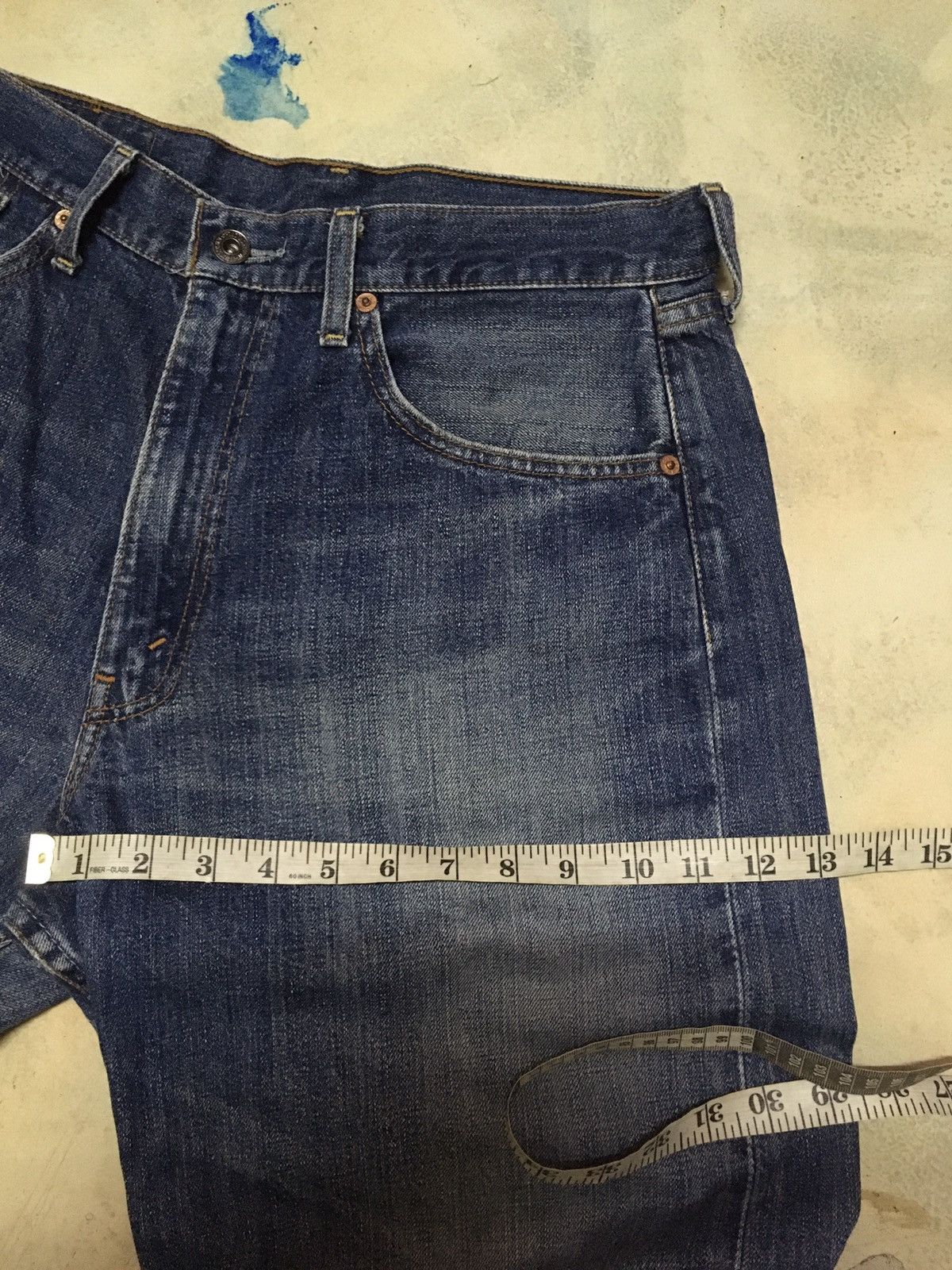 Levi's Vintage Levis Lot 504 Distressed Denim Jeans Size US 33 - 13 Thumbnail