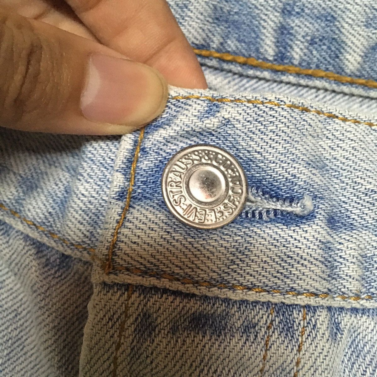 Levi's × Levi's Vintage Clothing Vintage Levis Lot 501 Distressed Denim Jeans Size US 34 / EU 50 - 5 Thumbnail