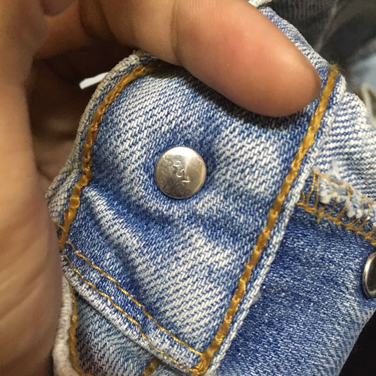 Levi's × Levi's Vintage Clothing Vintage Levis Lot 501 Distressed Denim Jeans Size US 34 / EU 50 - 7 Thumbnail