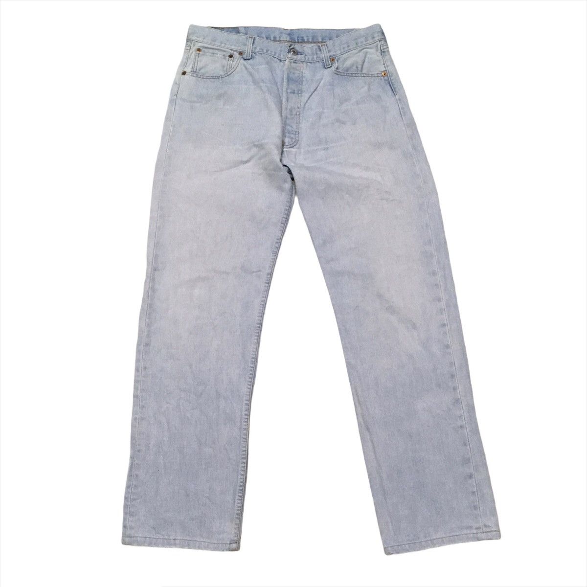 Levi's × Levi's Vintage Clothing Vintage Levis Lot 501 Distressed Denim Jeans Size US 34 / EU 50 - 1 Thumbnail