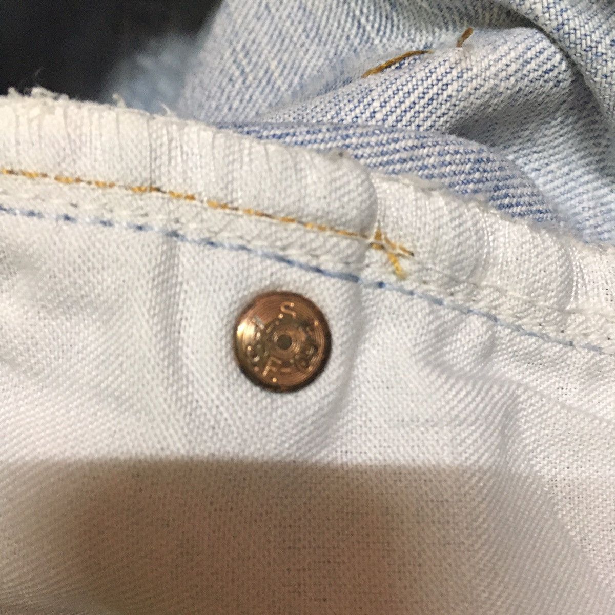 Levi's × Levi's Vintage Clothing Vintage Levis Lot 501 Distressed Denim Jeans Size US 34 / EU 50 - 8 Thumbnail