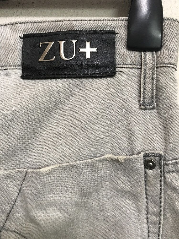 Vintage Zu Elements Distressed Curved Legs Tight fit Size US 30 / EU 46 - 21 Thumbnail