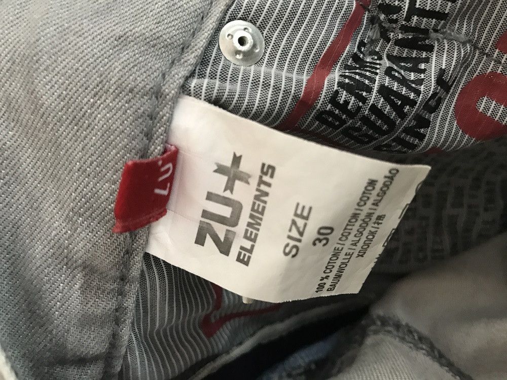 Vintage Zu Elements Distressed Curved Legs Tight fit Size US 30 / EU 46 - 23 Thumbnail