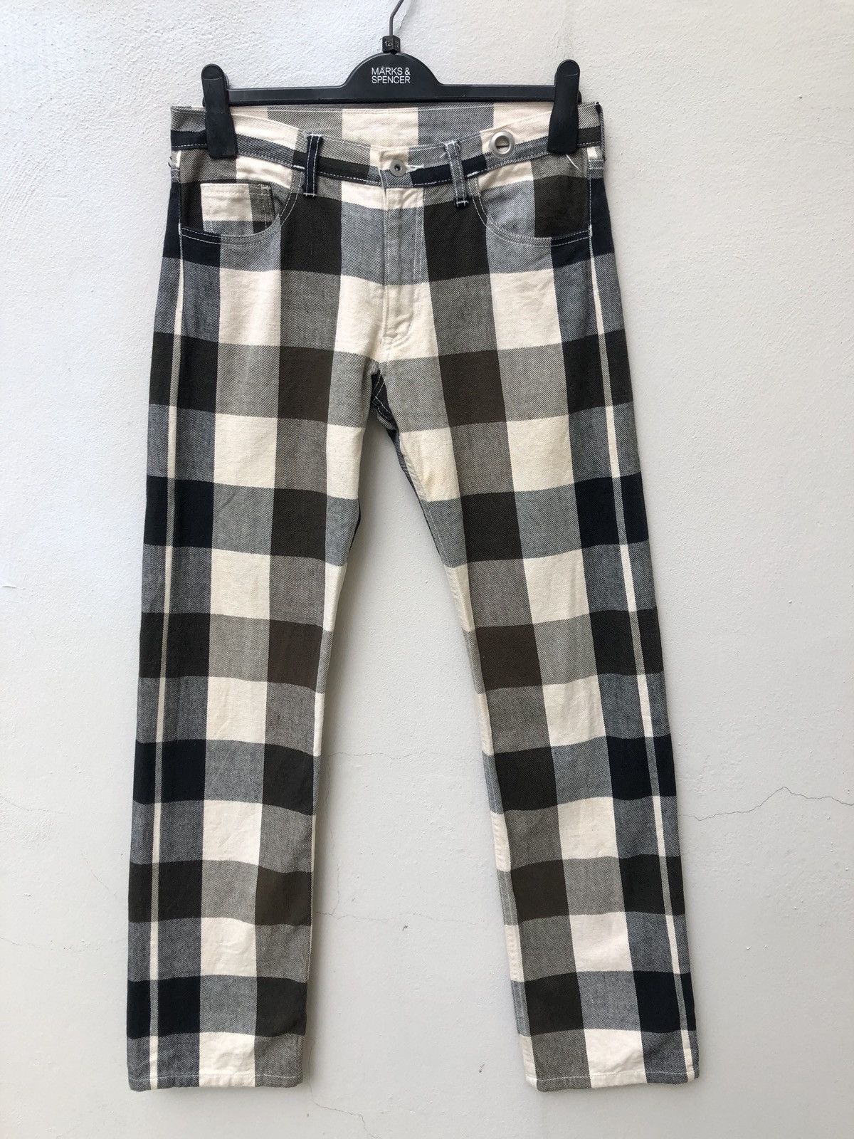 Vintage Stancetc Art Works Japan Checks Slim Pant Size US 30 / EU 46 - 6 Thumbnail
