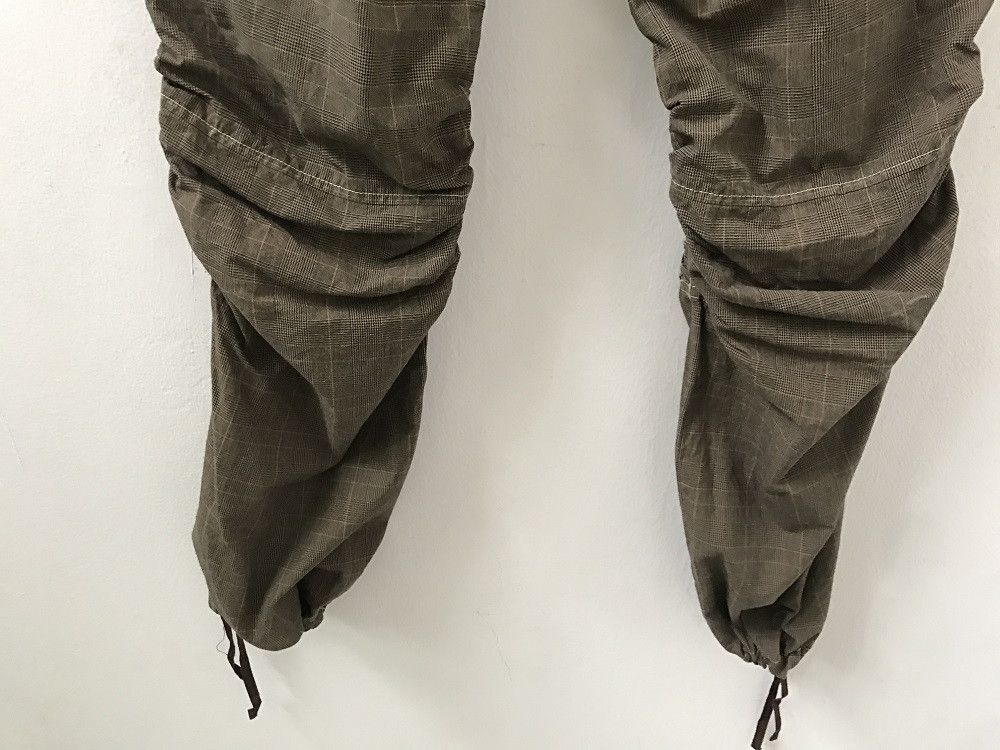 Vintage BOY'S ROOM Japan Wrinkle Leg Checks Cargo Trouser Pant Size US 30 / EU 46 - 13 Thumbnail