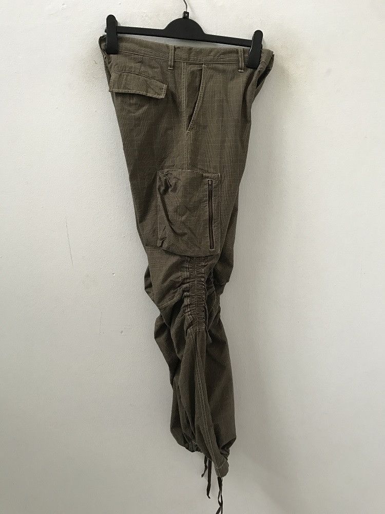 Vintage BOY'S ROOM Japan Wrinkle Leg Checks Cargo Trouser Pant Size US 30 / EU 46 - 16 Thumbnail