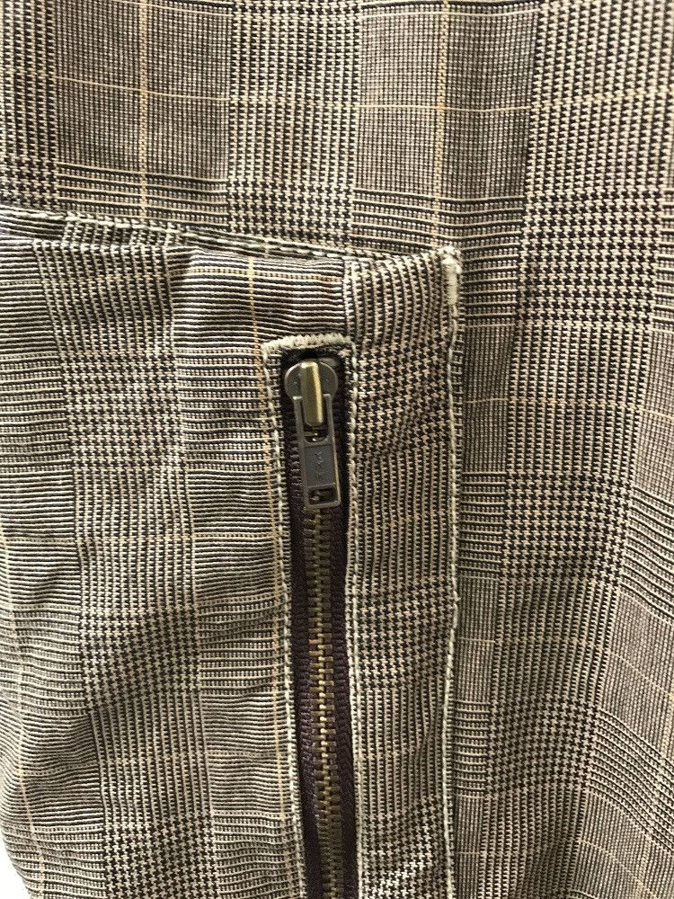 Vintage BOY'S ROOM Japan Wrinkle Leg Checks Cargo Trouser Pant Size US 30 / EU 46 - 7 Thumbnail
