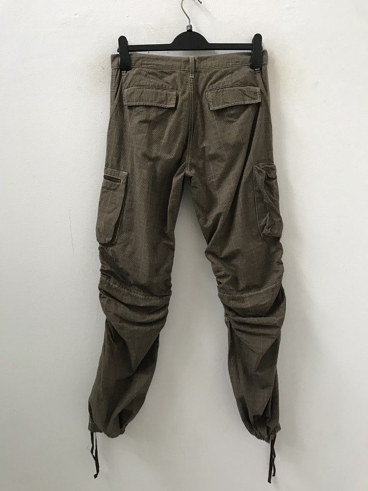 Vintage BOY'S ROOM Japan Wrinkle Leg Checks Cargo Trouser Pant Size US 30 / EU 46 - 10 Thumbnail