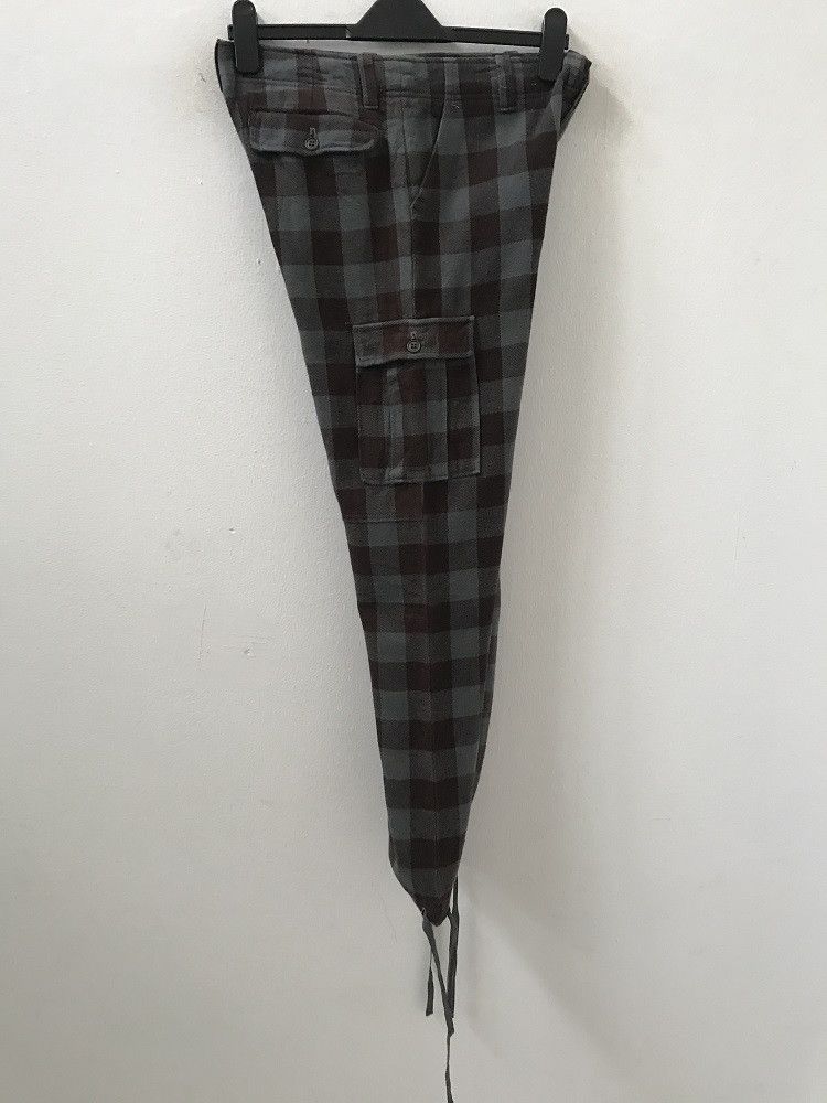 Vintage e Japan Check Drawstring Hem Cargo Trouser Pant Size US 30 / EU 46 - 14 Thumbnail