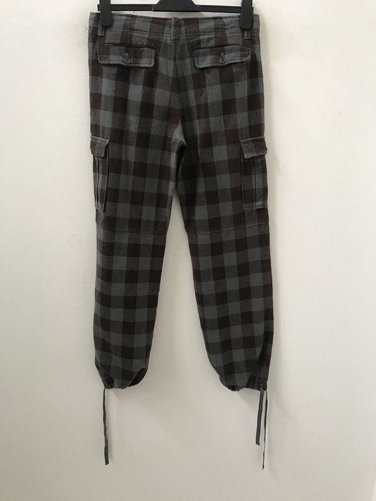 Vintage e Japan Check Drawstring Hem Cargo Trouser Pant Size US 30 / EU 46 - 8 Thumbnail