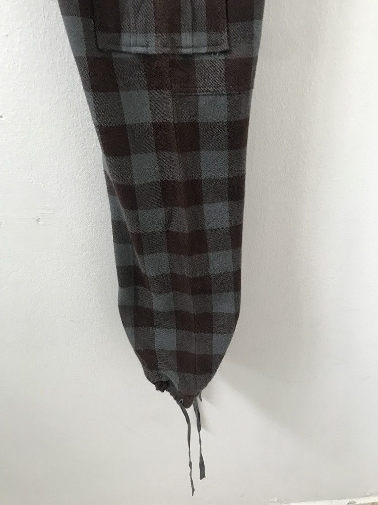 Vintage e Japan Check Drawstring Hem Cargo Trouser Pant Size US 30 / EU 46 - 13 Thumbnail