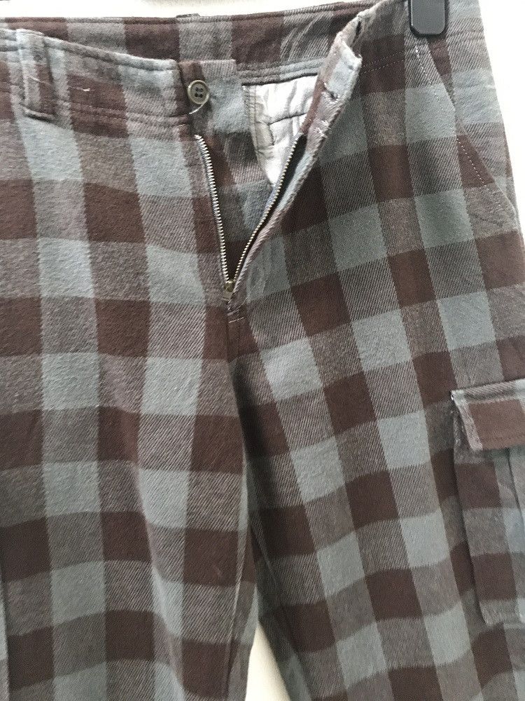 Vintage e Japan Check Drawstring Hem Cargo Trouser Pant Size US 30 / EU 46 - 7 Thumbnail