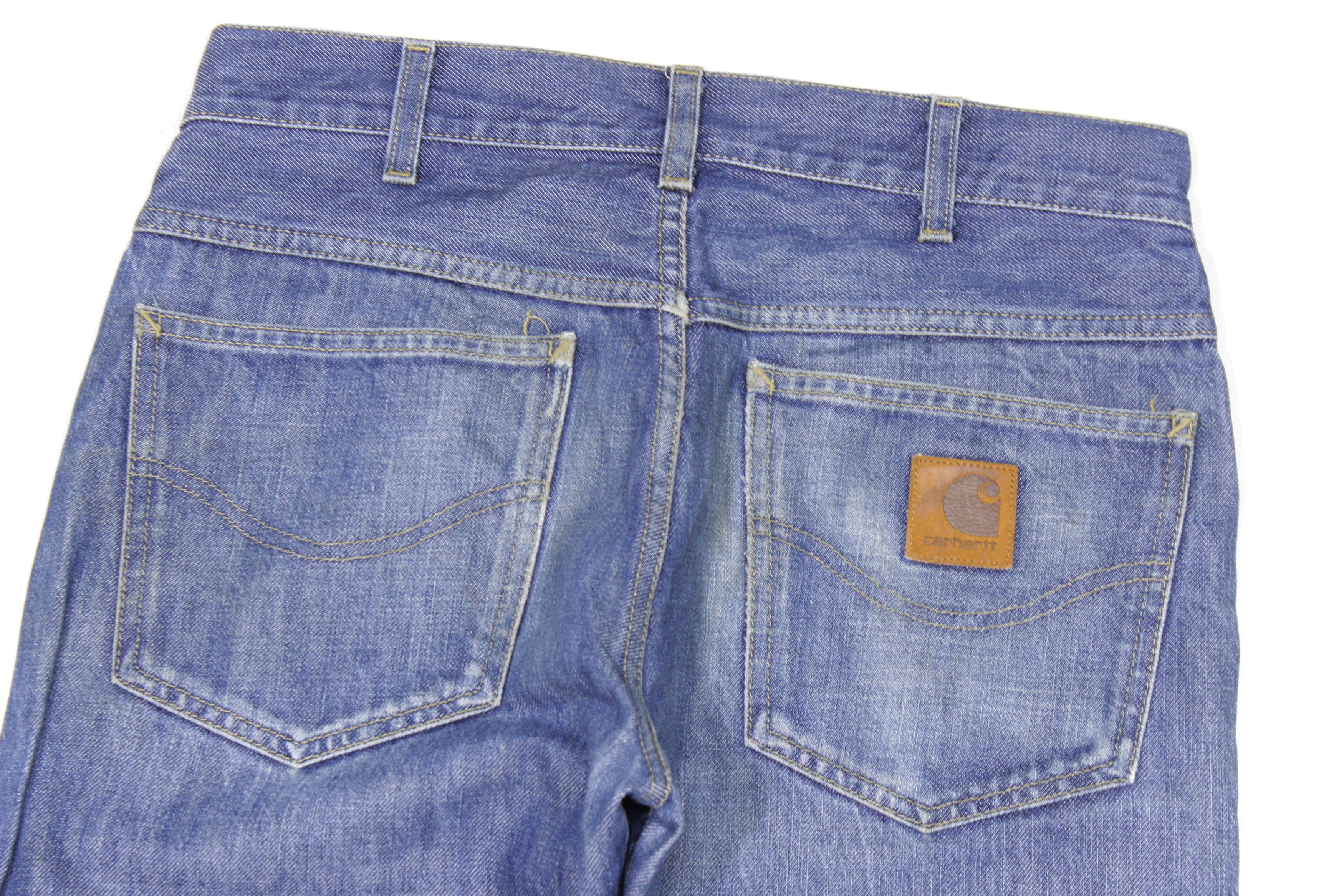 Carhartt 90S Logo Western Jeans Vintage Size US 31 - 4 Thumbnail