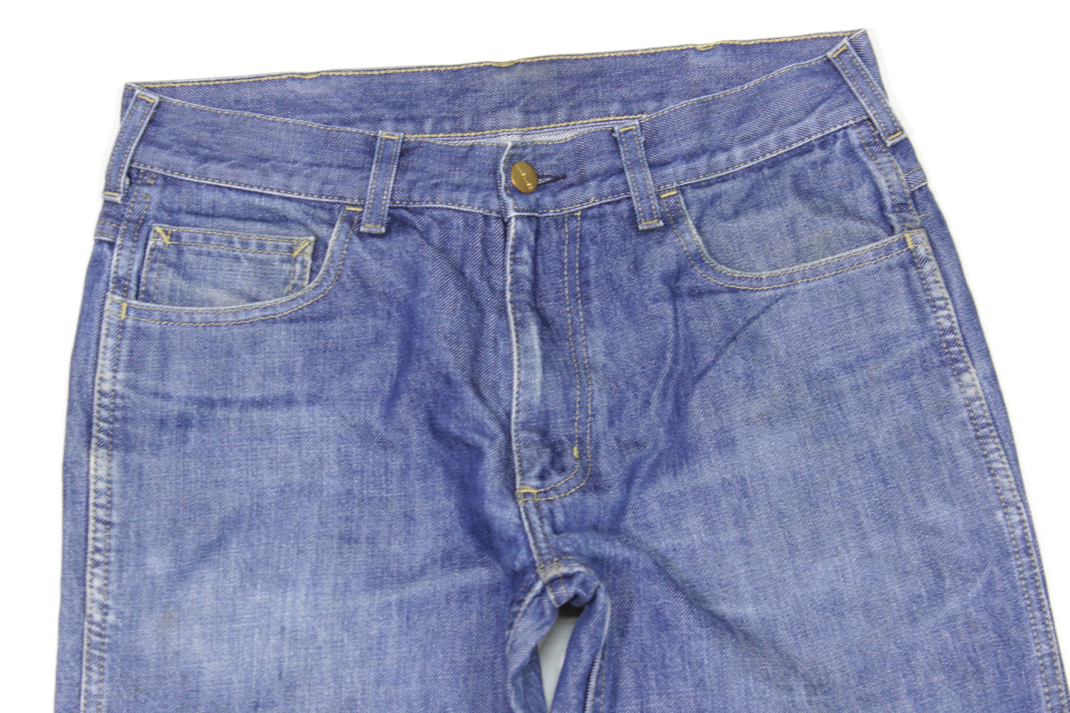 Carhartt 90S Logo Western Jeans Vintage Size US 31 - 3 Thumbnail