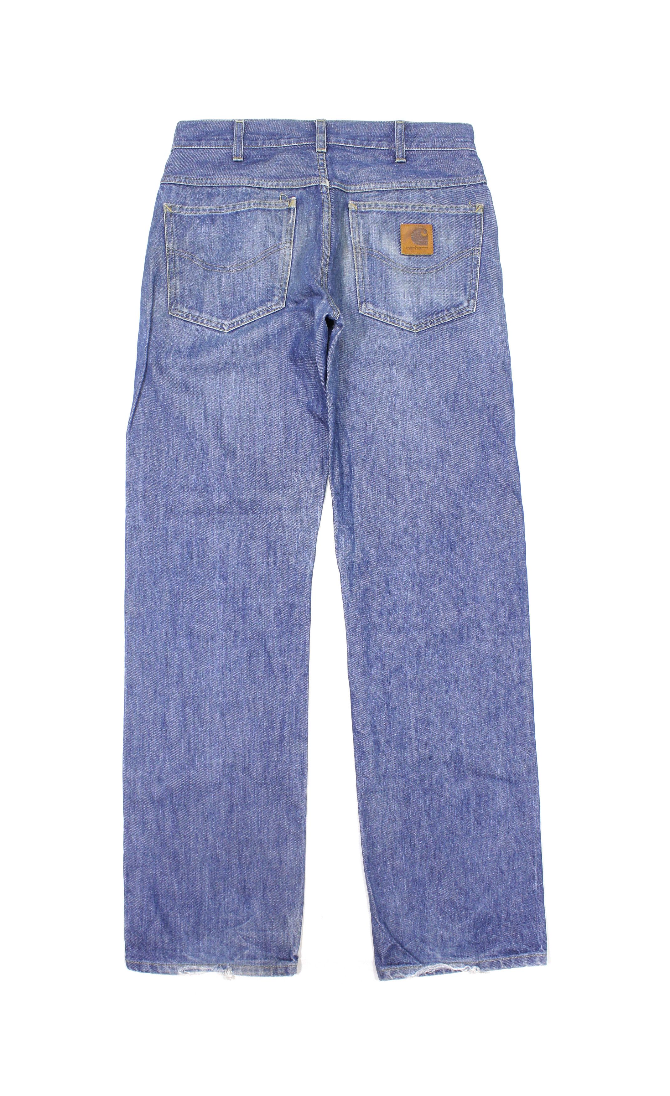 Carhartt 90S Logo Western Jeans Vintage Size US 31 - 2 Thumbnail