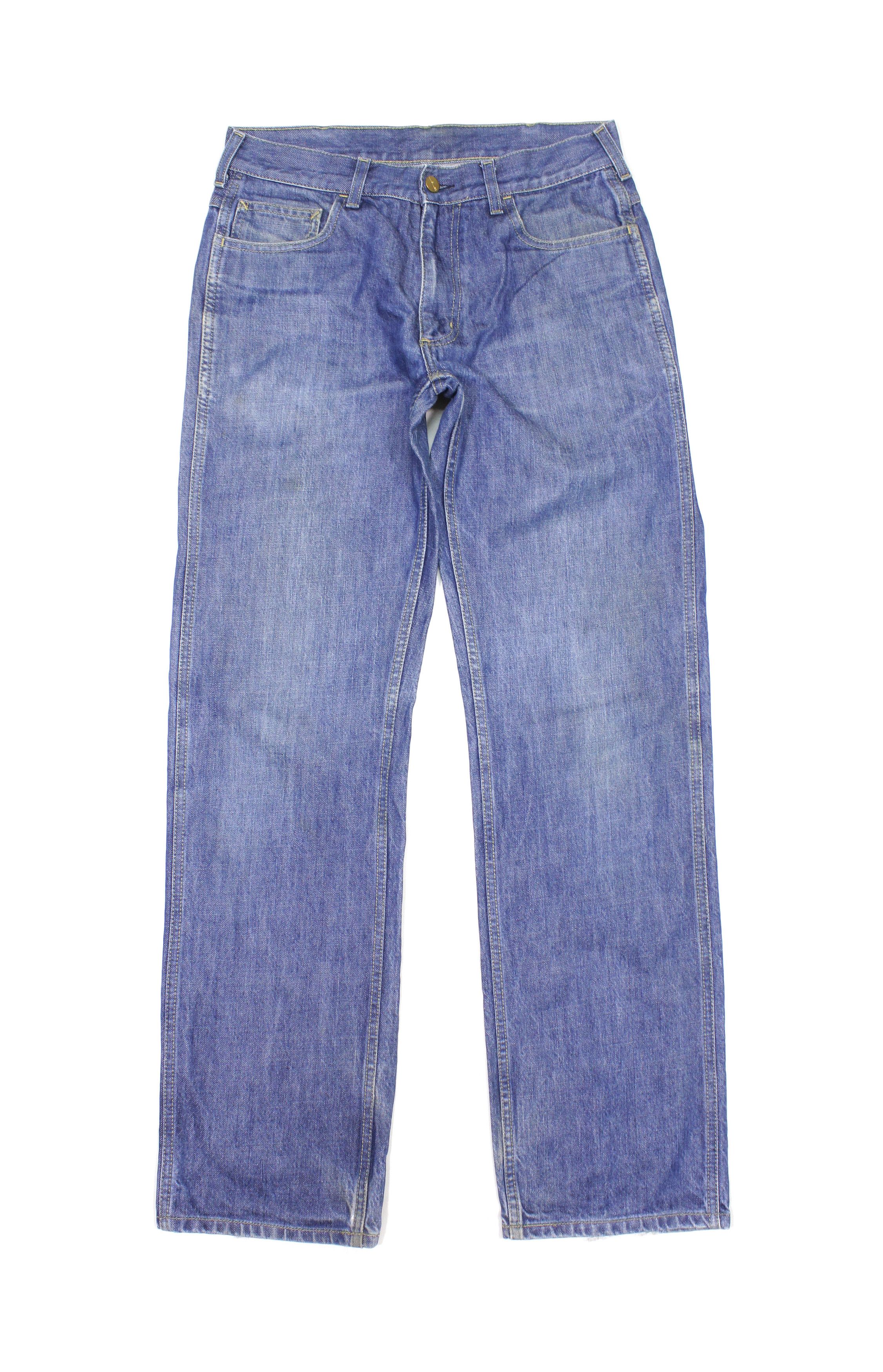Carhartt 90S Logo Western Jeans Vintage Size US 31 - 1 Thumbnail