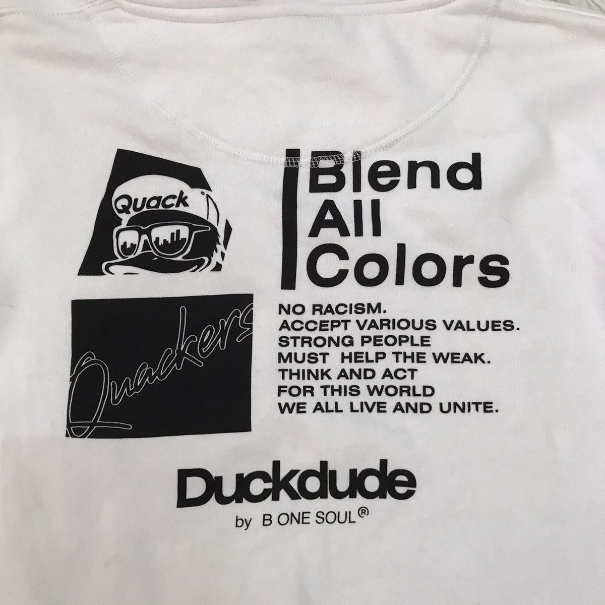Japanese Brand Duckdude Quacker’s Standard No Racism Hoodie Size US M / EU 48-50 / 2 - 13 Thumbnail