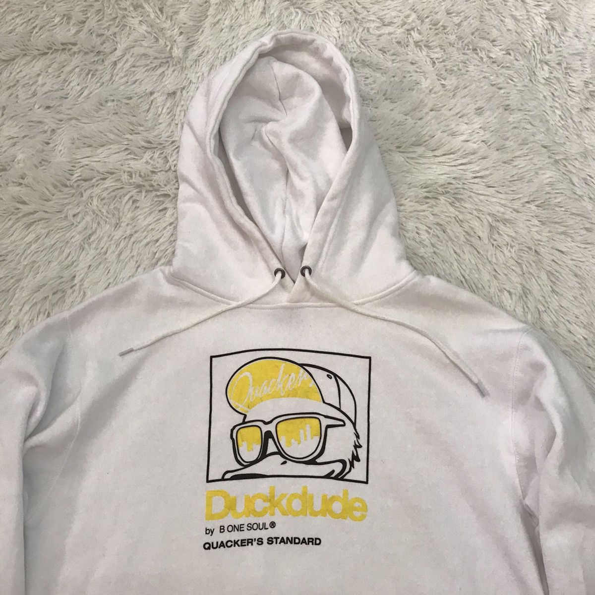 Japanese Brand Duckdude Quacker’s Standard No Racism Hoodie Size US M / EU 48-50 / 2 - 5 Thumbnail