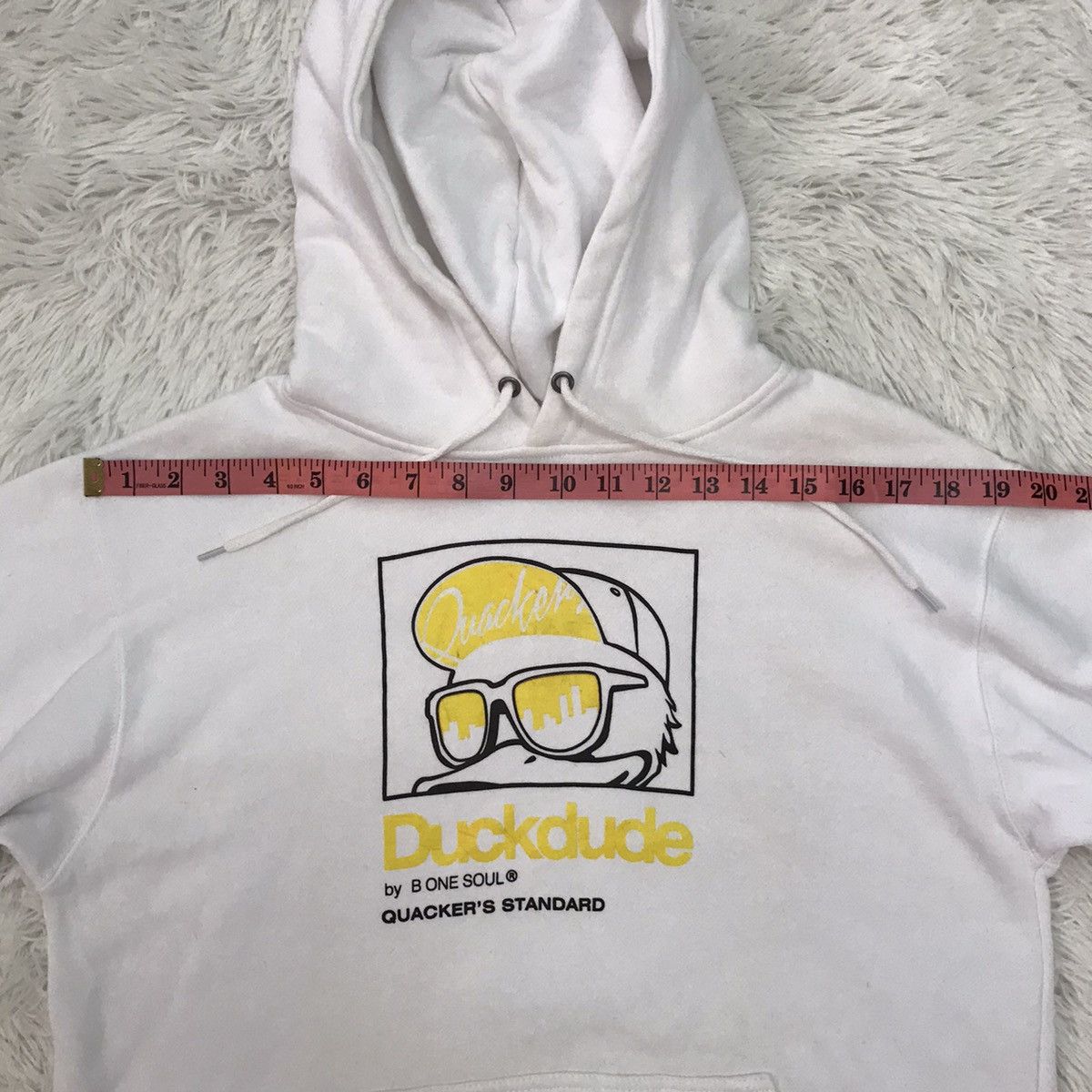 Japanese Brand Duckdude Quacker’s Standard No Racism Hoodie Size US M / EU 48-50 / 2 - 20 Thumbnail