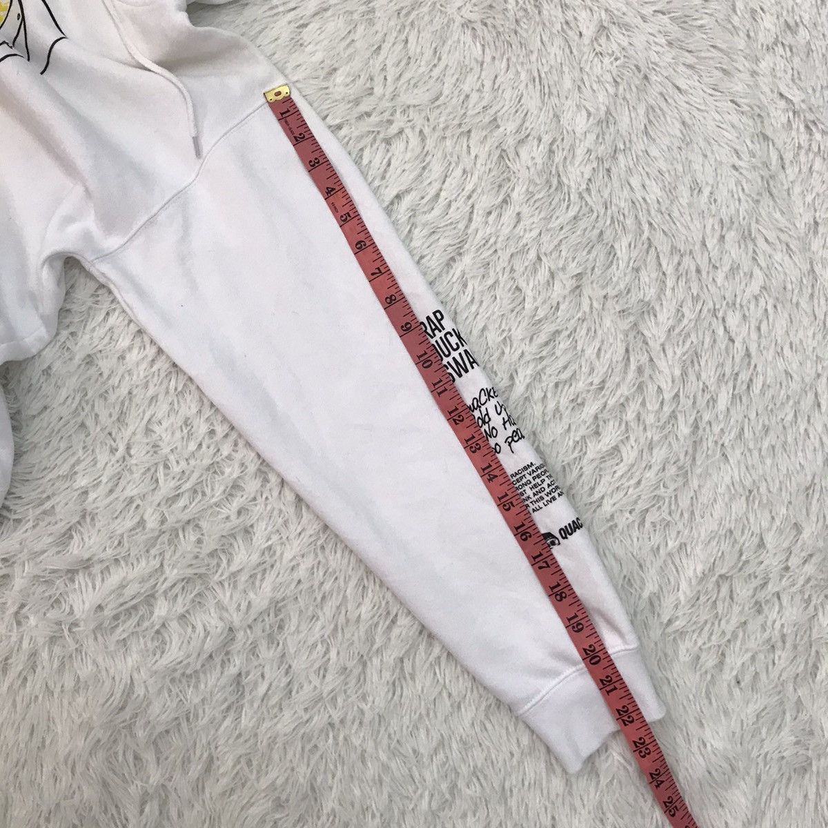 Japanese Brand Duckdude Quacker’s Standard No Racism Hoodie Size US M / EU 48-50 / 2 - 21 Thumbnail