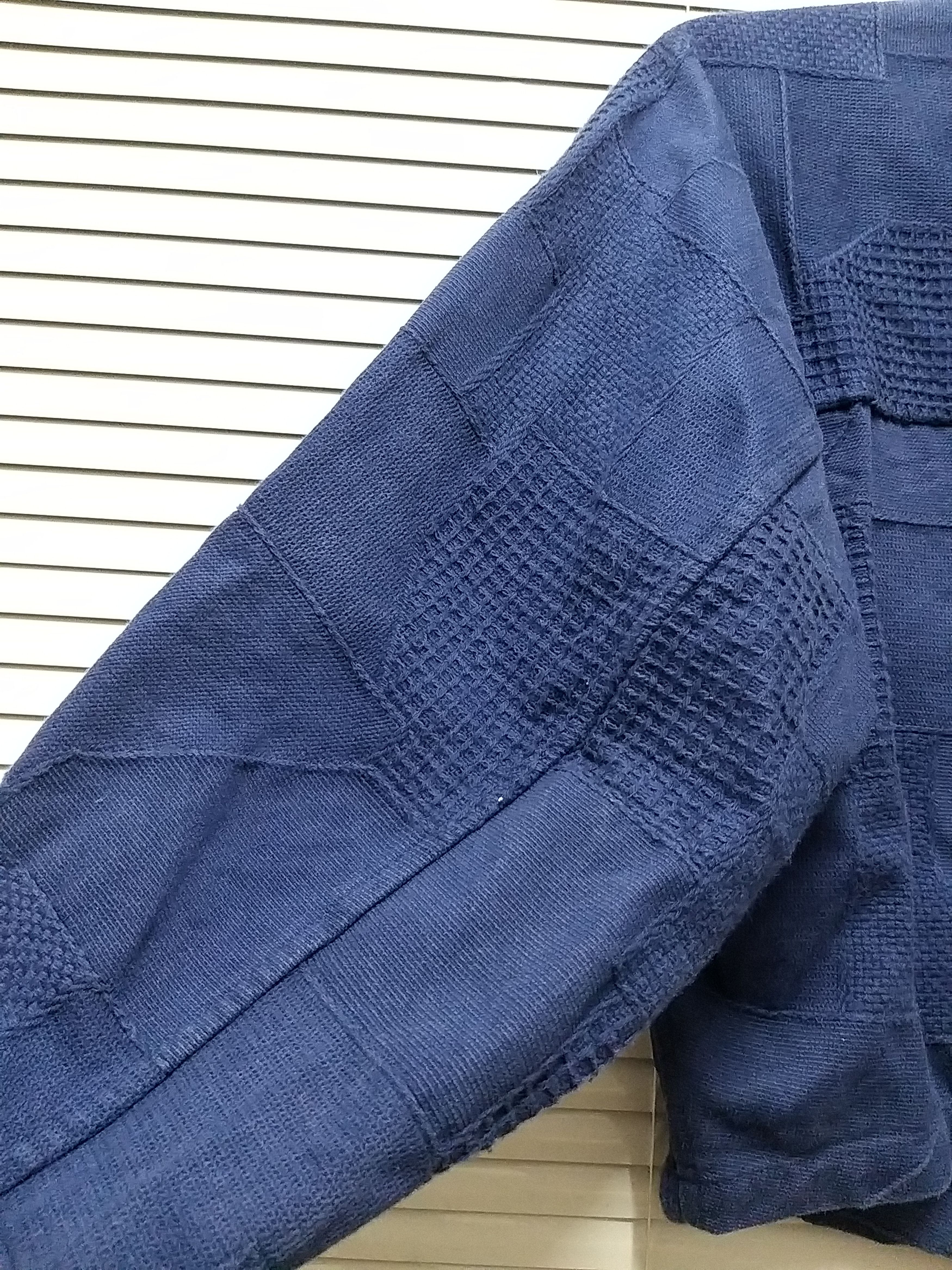 Issey Miyake ICONIC🔥VINTAGE 80'S IS ISSEY MIYAKE PATCHWORK CROPPED JACKET Size US M / EU 48-50 / 2 - 7 Thumbnail