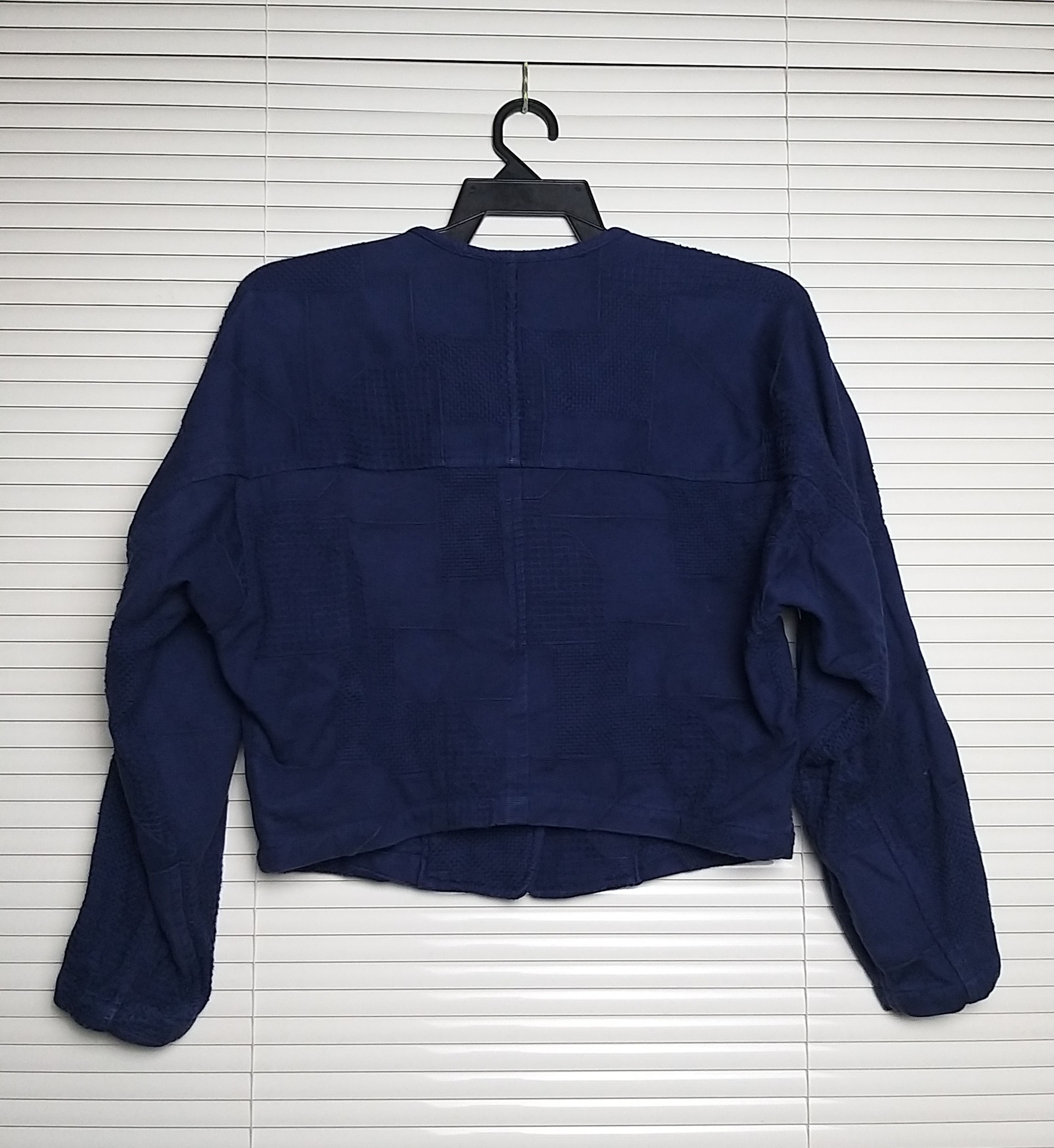 Issey Miyake ICONIC🔥VINTAGE 80'S IS ISSEY MIYAKE PATCHWORK CROPPED JACKET Size US M / EU 48-50 / 2 - 3 Thumbnail
