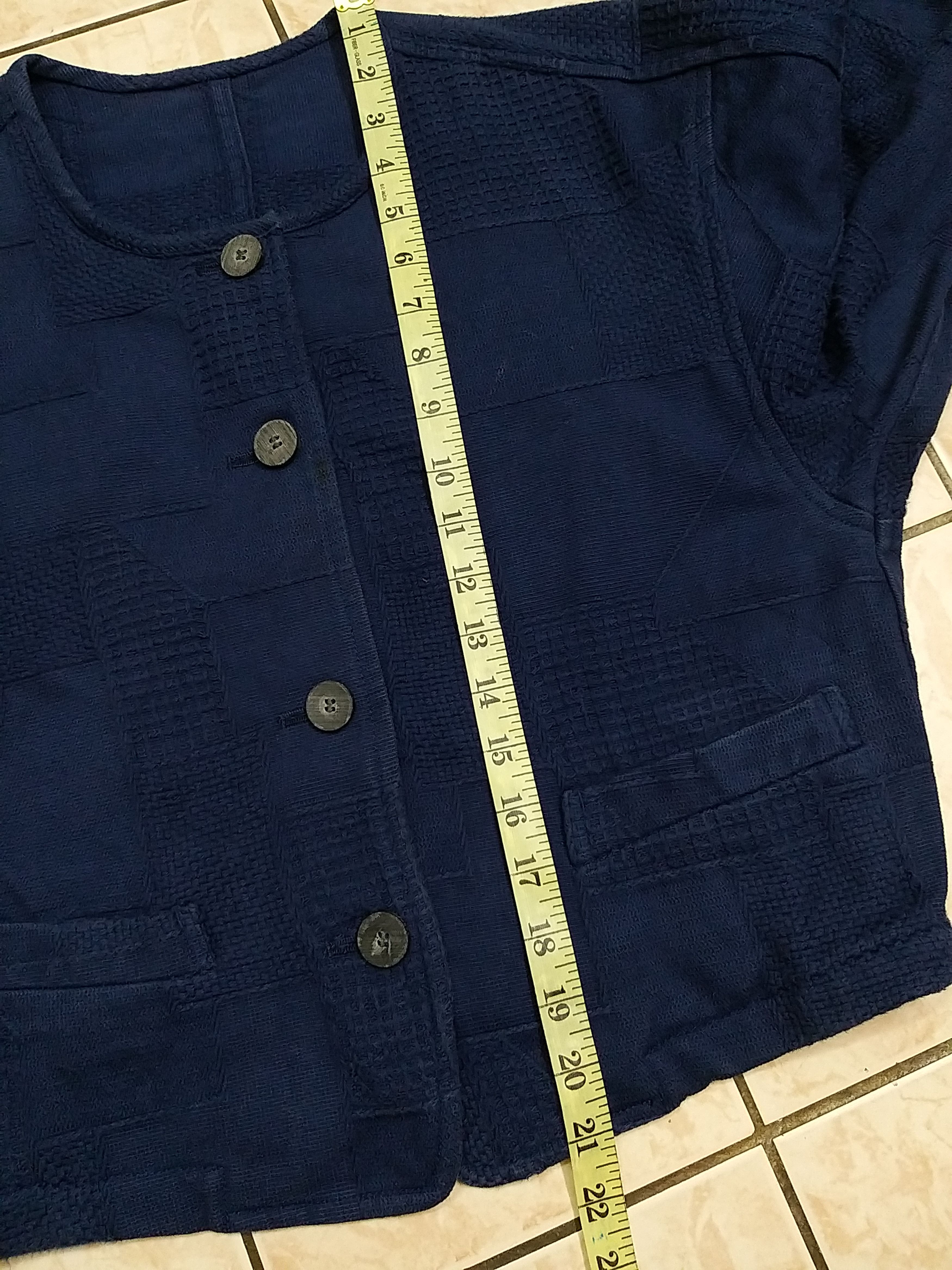 Issey Miyake ICONIC🔥VINTAGE 80'S IS ISSEY MIYAKE PATCHWORK CROPPED JACKET Size US M / EU 48-50 / 2 - 11 Thumbnail