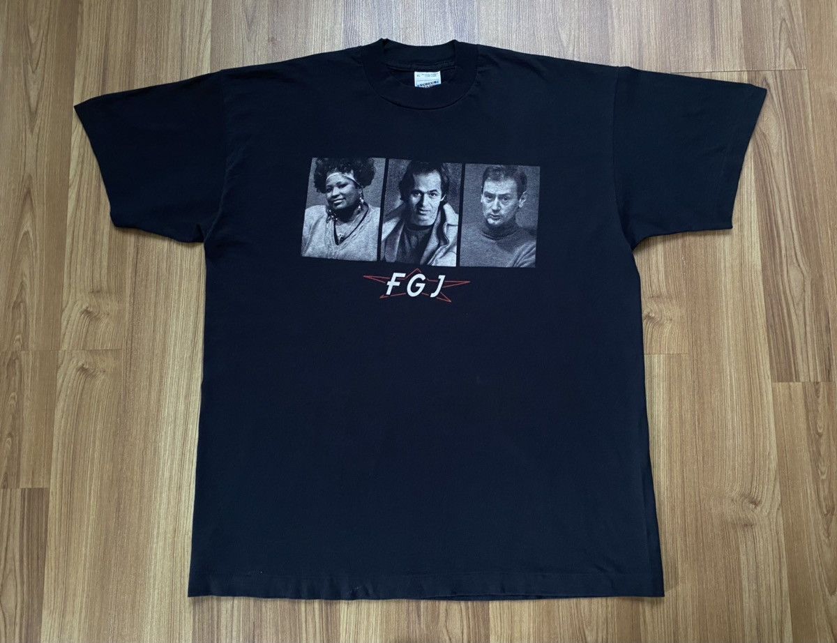 Band Tees 1995 Vintage Fredericks Goldman Jones T Shirt FGJ Tee XL Size US XL / EU 56 / 4 - 1 Thumbnail