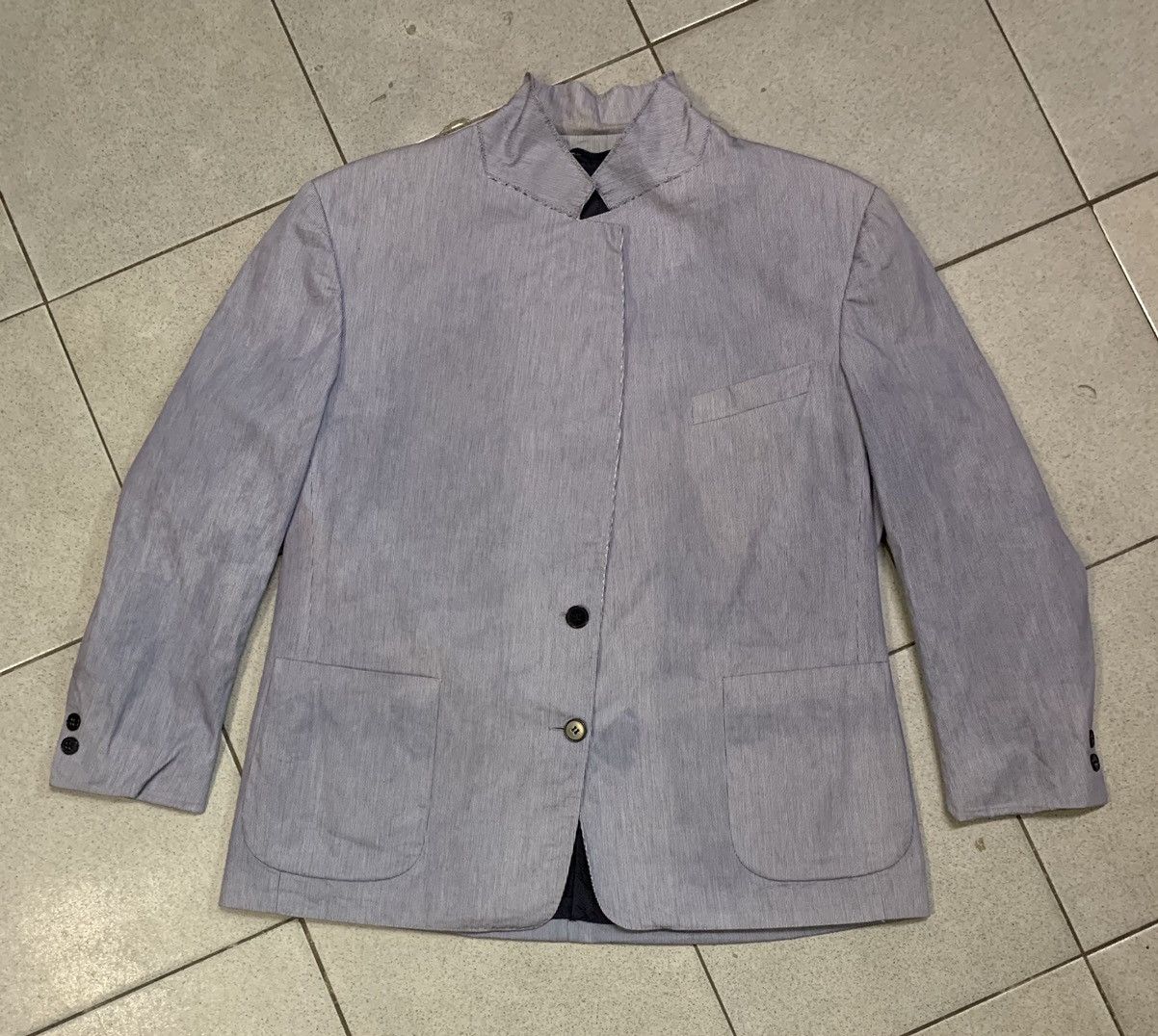Burberry × Vintage Rare..Vintage Burberry’s Blazer Made In West Germany Size 34S - 20 Thumbnail