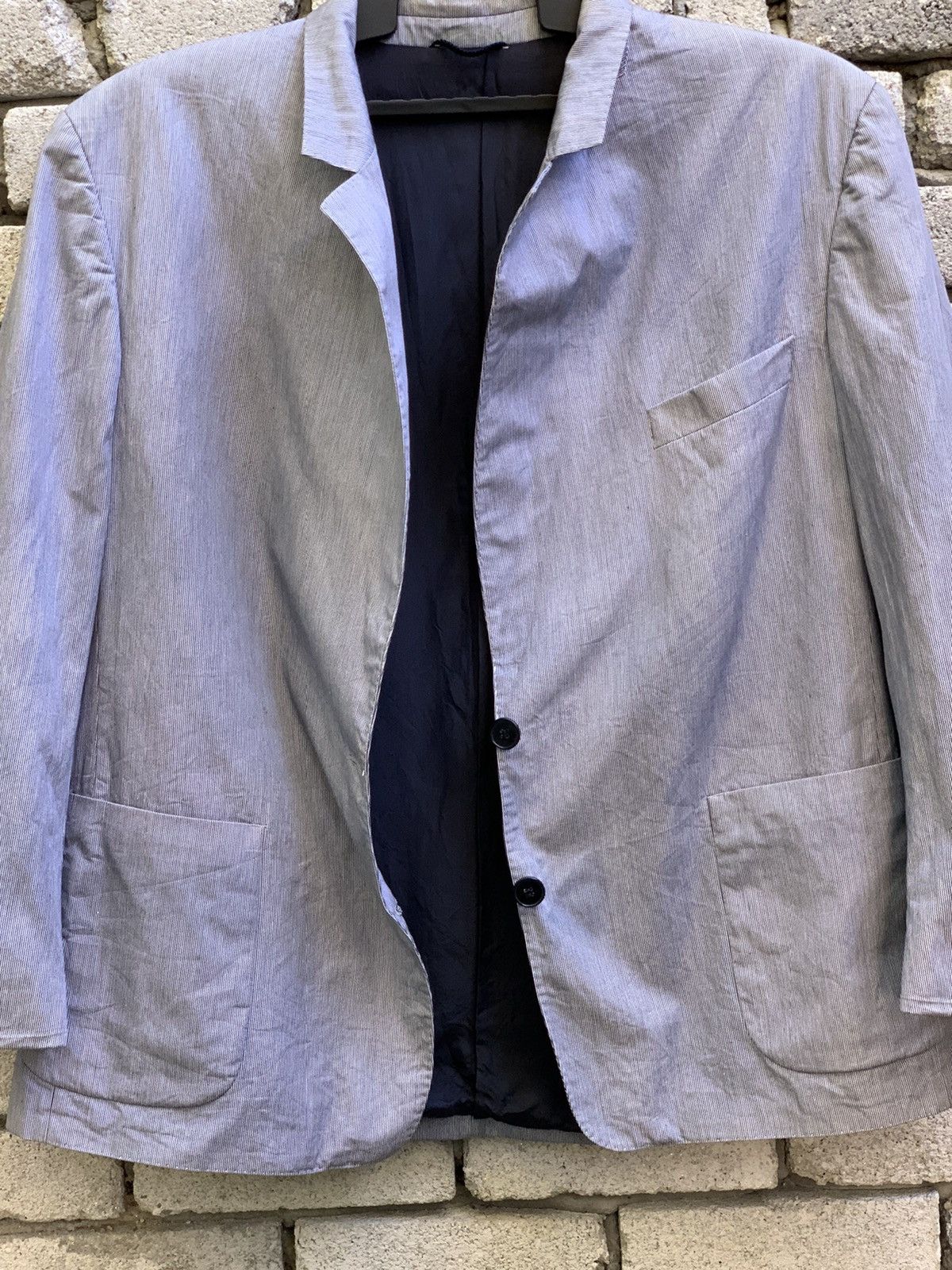 Burberry × Vintage Rare..Vintage Burberry’s Blazer Made In West Germany Size 34S - 9 Thumbnail