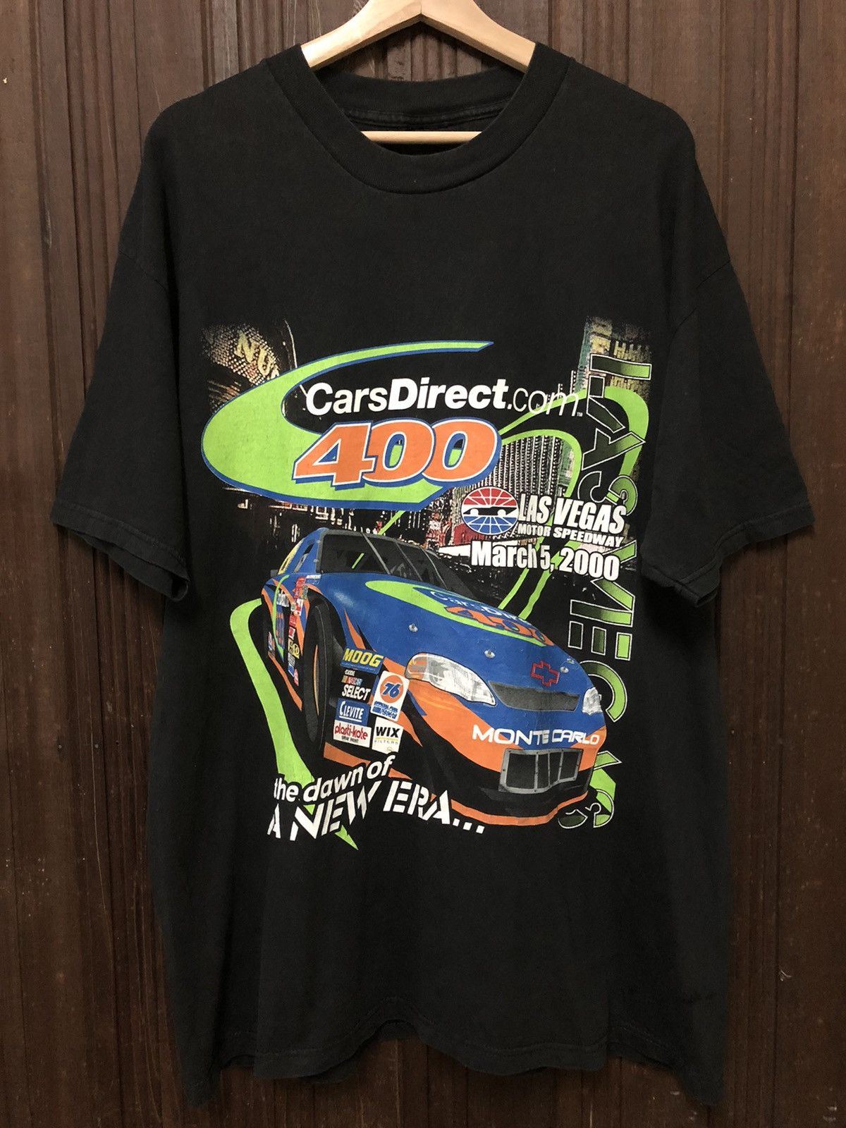 NASCAR × Vintage Vintage The Dawn of A New Era Nascar Nice Print T Shirt Size US XL / EU 56 / 4 - 1 Thumbnail