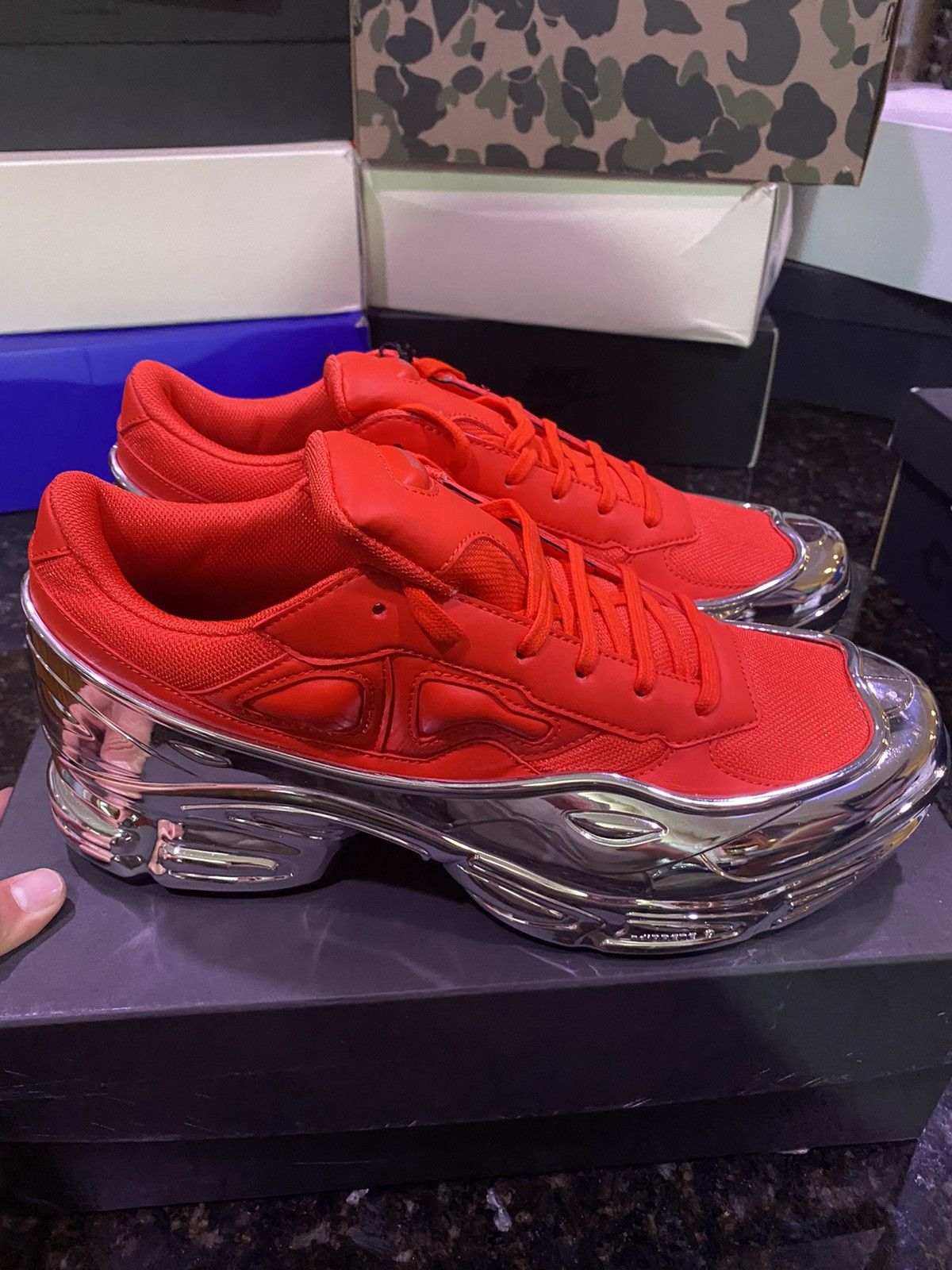 Raf simons ozweego size 11 deals