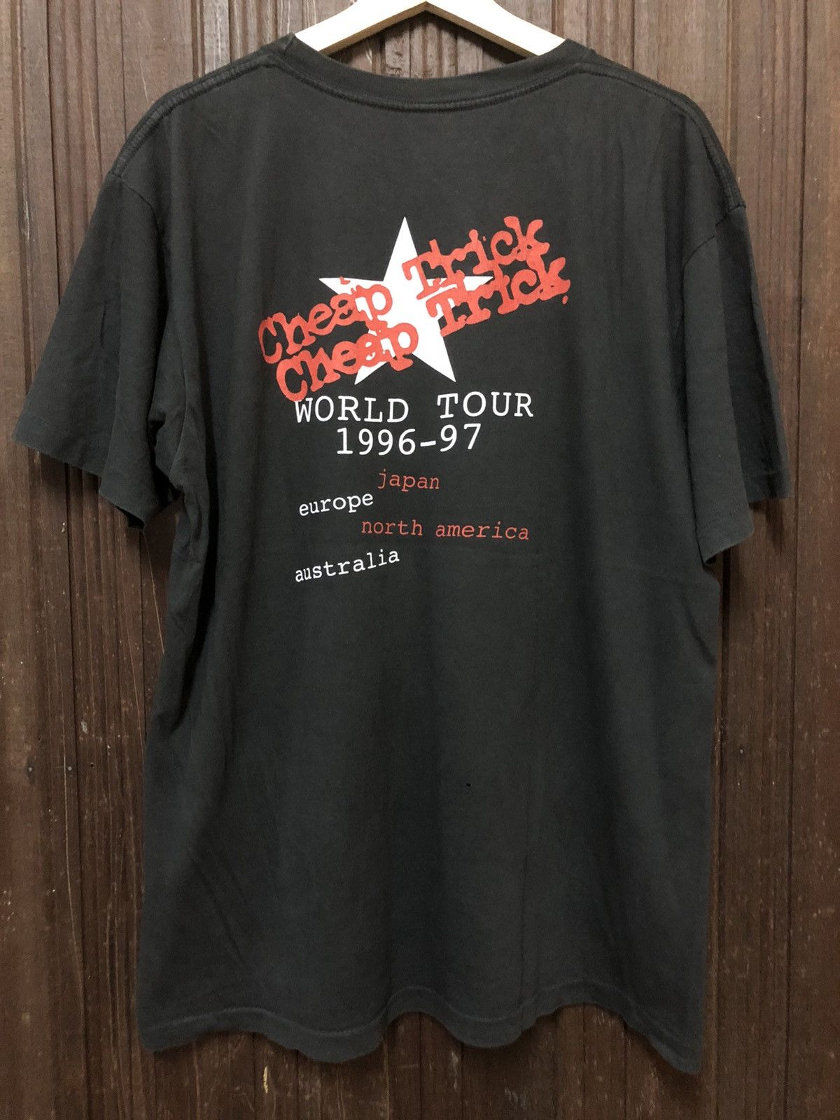 Band Tees × Vintage Vintage 90s Cheap Trick Tour Tee Size US XL / EU 56 / 4 - 6 Thumbnail