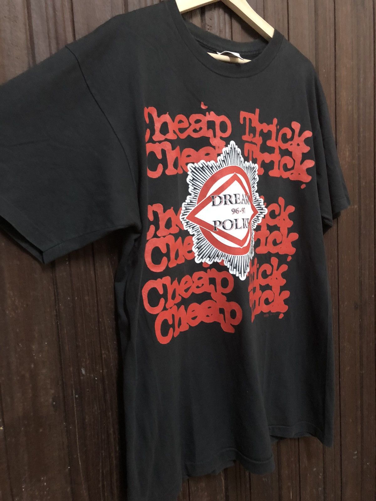Band Tees × Vintage Vintage 90s Cheap Trick Tour Tee Size US XL / EU 56 / 4 - 5 Thumbnail