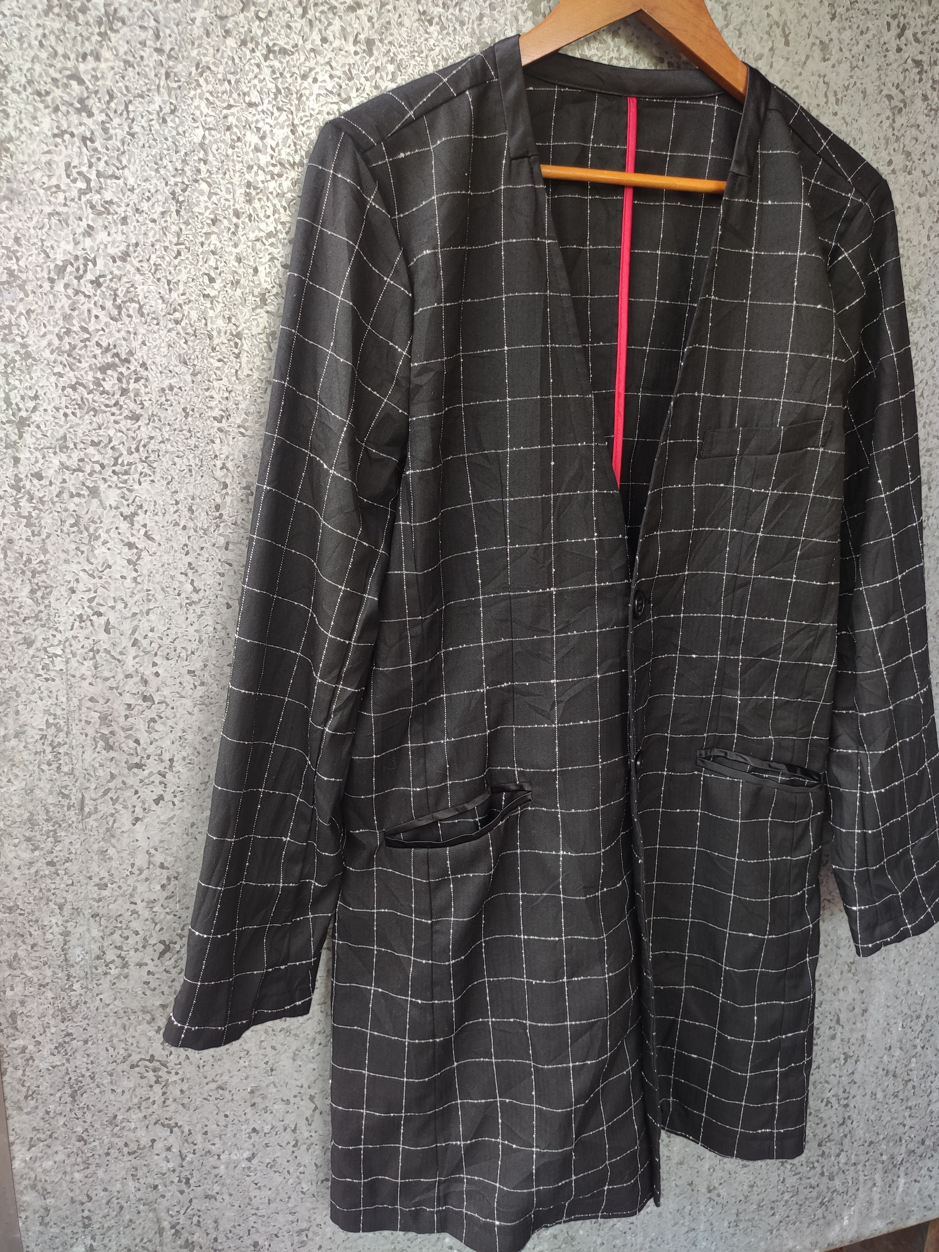 semanticdesign Semantic Design long jacket cardigan plaid Size US M / EU 48-50 / 2 - 3 Thumbnail