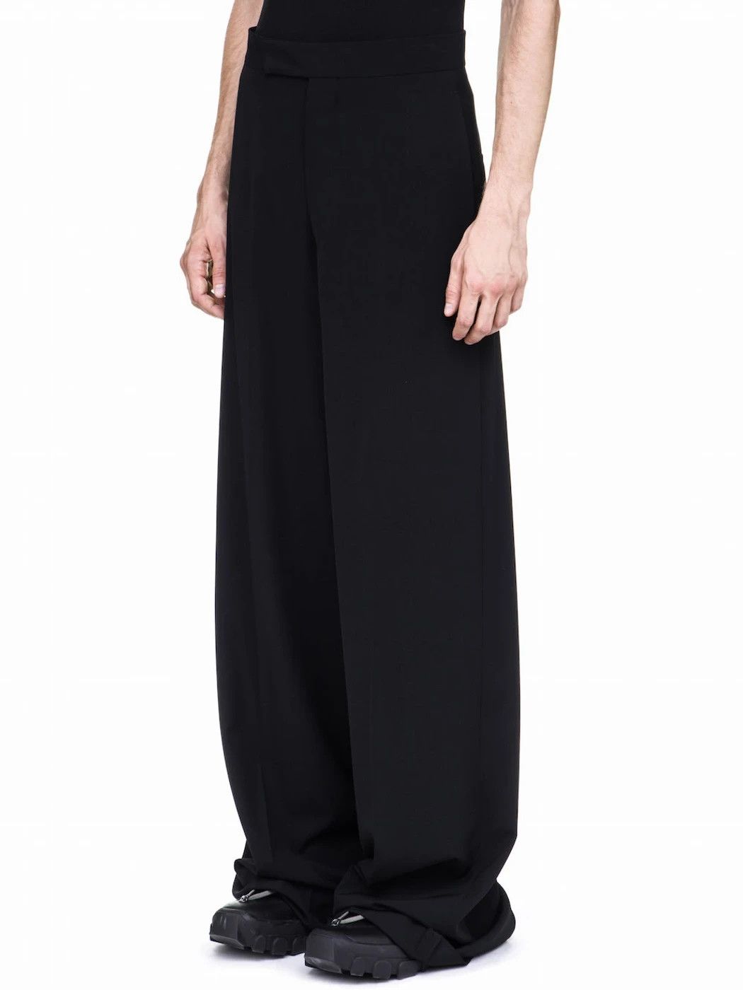 【極美品】18ss Rick Owens DIRT期 ワイドスラックスパンツ50 極美品】18ss Rick Owens DIRT期 ワイドスラックスパンツ50